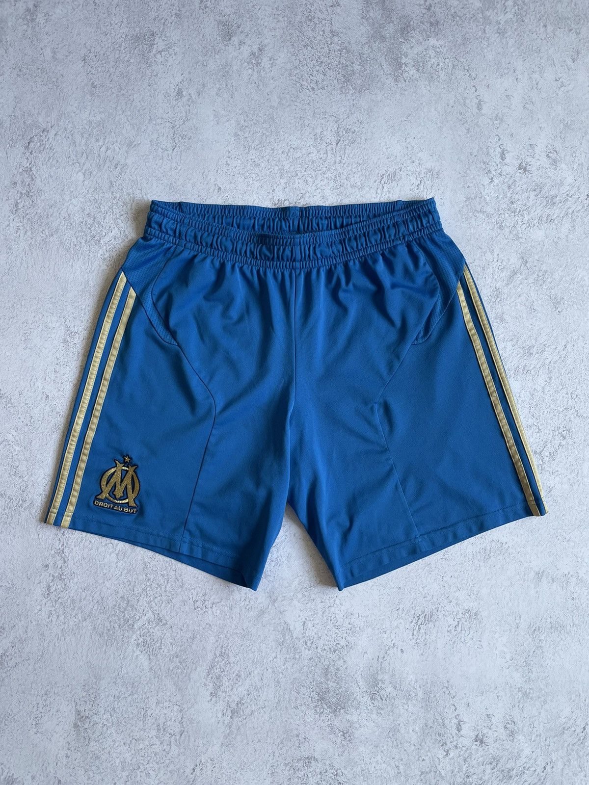 Adidas Adidas Olympique Marseille 2010/2011 Soccer Shorts Rare L Size US 36 / EU 52 - 1 Thumbnail