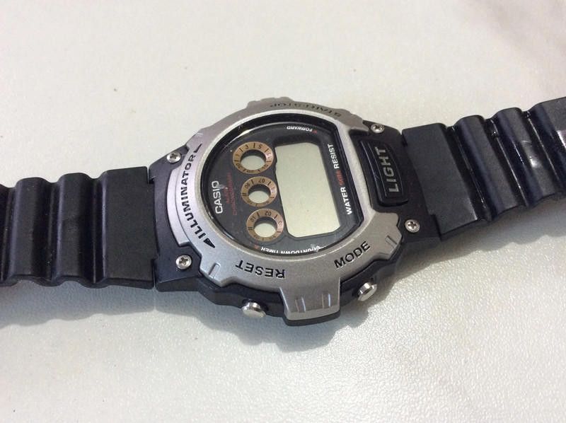 Casio Casio digital movement black band watch Size ONE SIZE - 5 Thumbnail