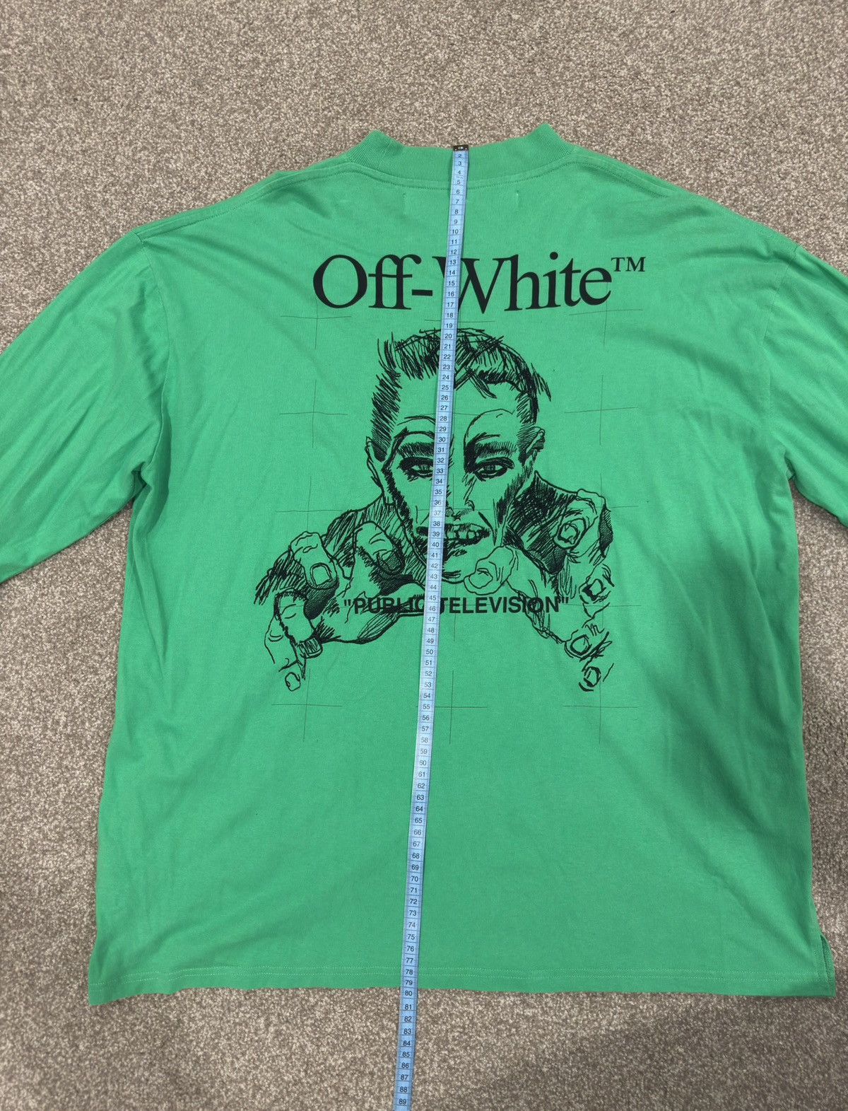Off-White OFF-WHITE PUBLIC TELEVISION LONG SLEEVE Size US M / EU 48-50 / 2 - 15 Thumbnail