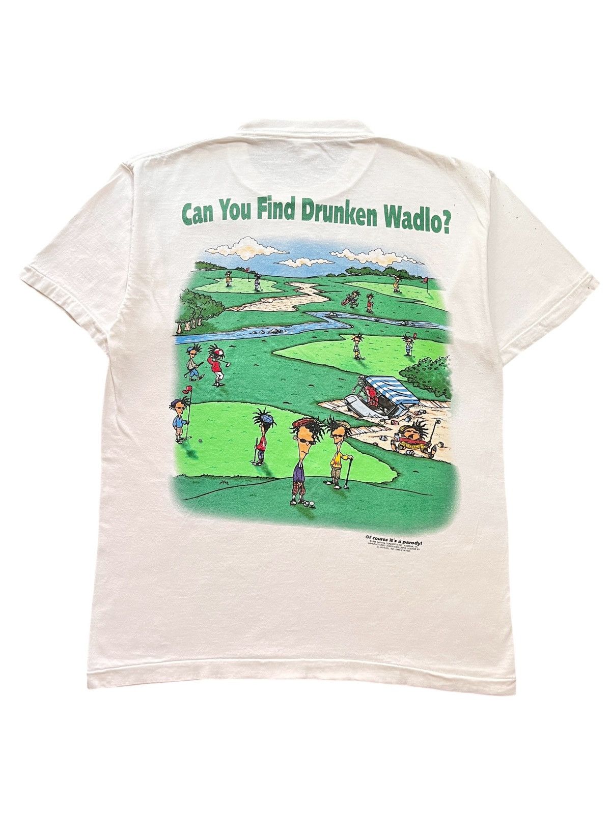 Vintage Vintage 1996 Can You Find Drunken Wadlo? Size US L / EU 52-54 / 3 - 1 Thumbnail