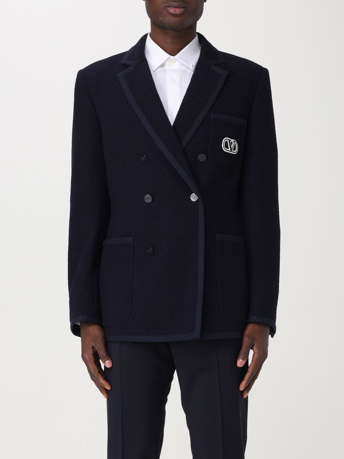 image of Valentino Blazer Men Blue (Size XL)