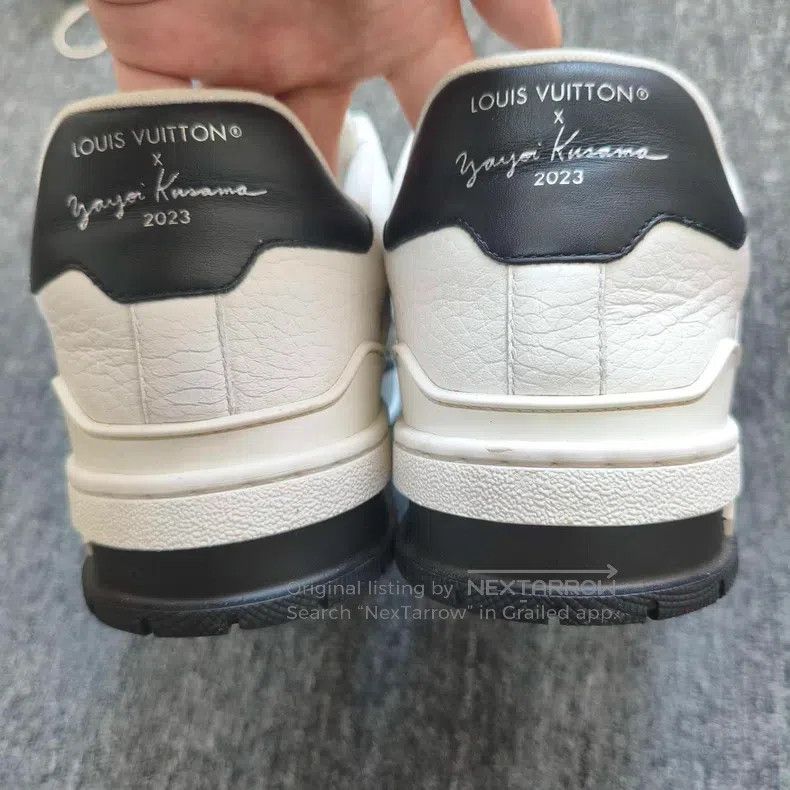 Louis Vuitton Louis Vuitton Black and white polka-dot shoes Size US 6.5 / EU 39-40 - 5 Thumbnail