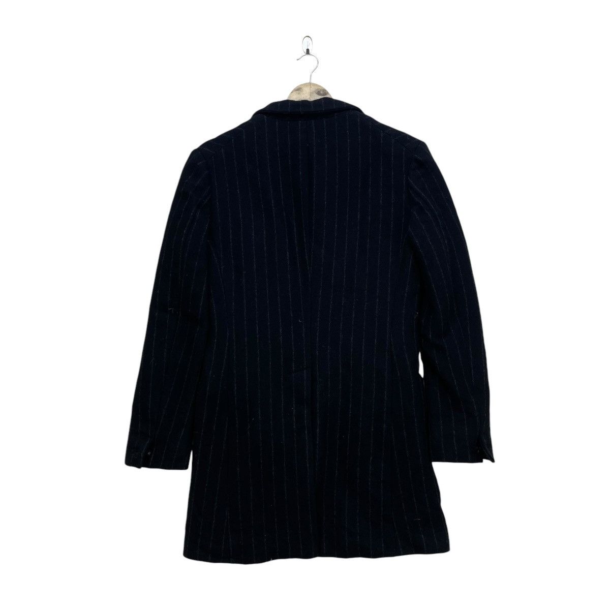 Issey Miyake × Japanese Brand × Zucca Hiromichi Nakang Stripe Eye Button Jacket Size US M / EU 48-50 / 2 - 4 Thumbnail