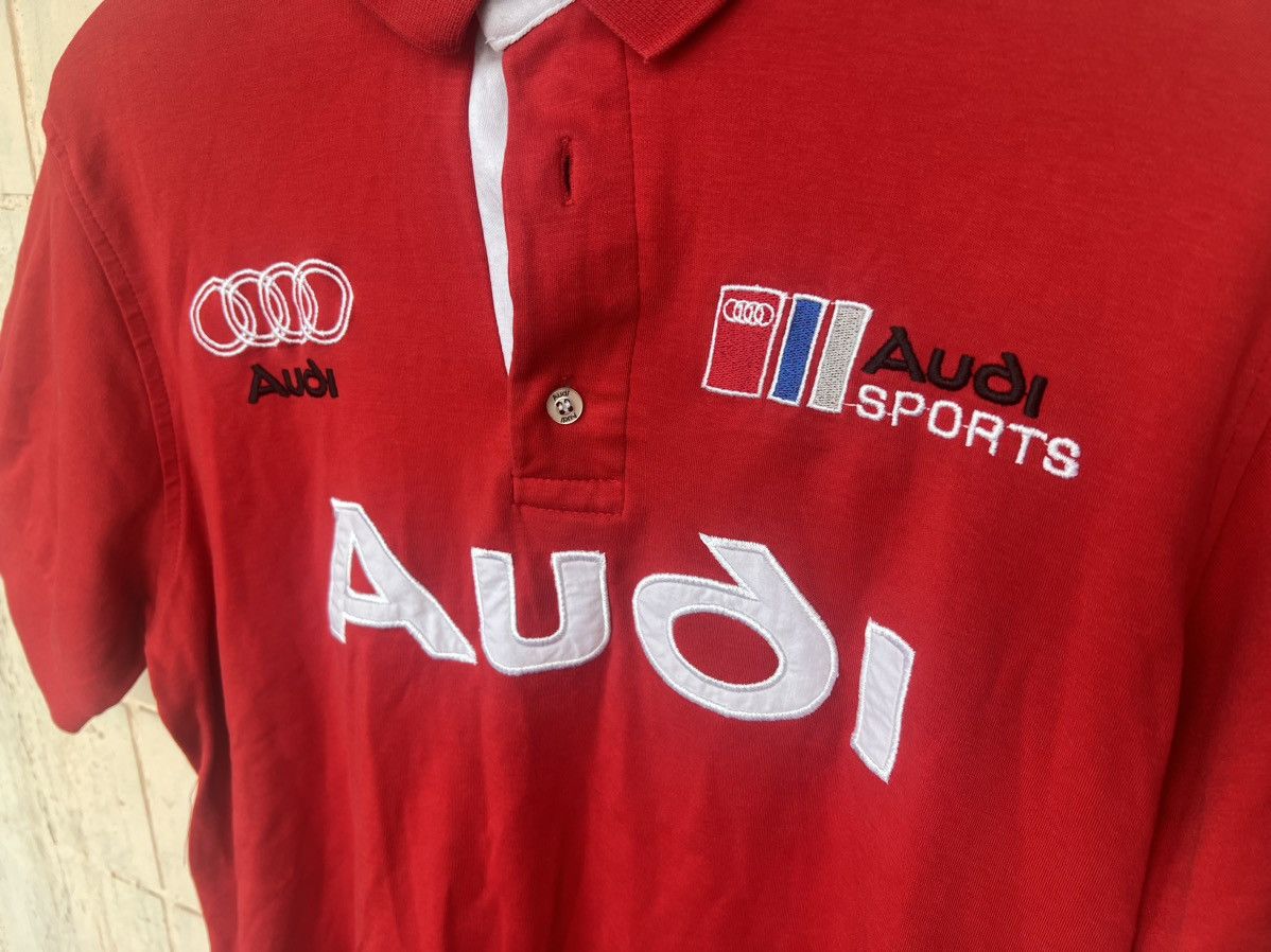 Audi Vintage Audi racing polo shirt big logo Size US S / EU 44-46 / 1 - 16 Thumbnail