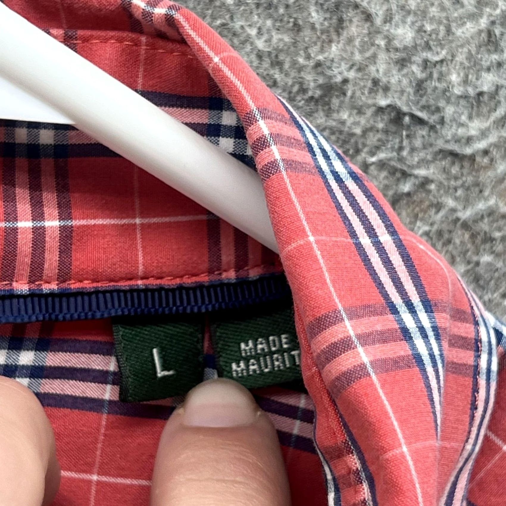 Orvis Orvis Shirt Mens Large Red Plaid Long Sleeve Button Front Casual Active Fit Size US L / EU 52-54 / 3 - 6 Thumbnail