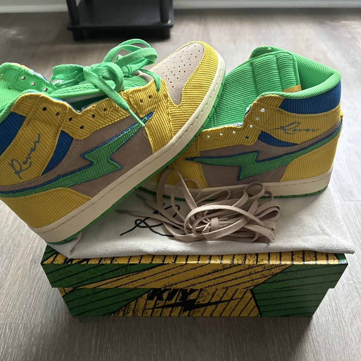 Reves Paris 🆕 KOoL Kiy’s AiR KiY High 85 "HOMER"⚡️ Size US 10.5 / EU 43-44 - 4 Thumbnail