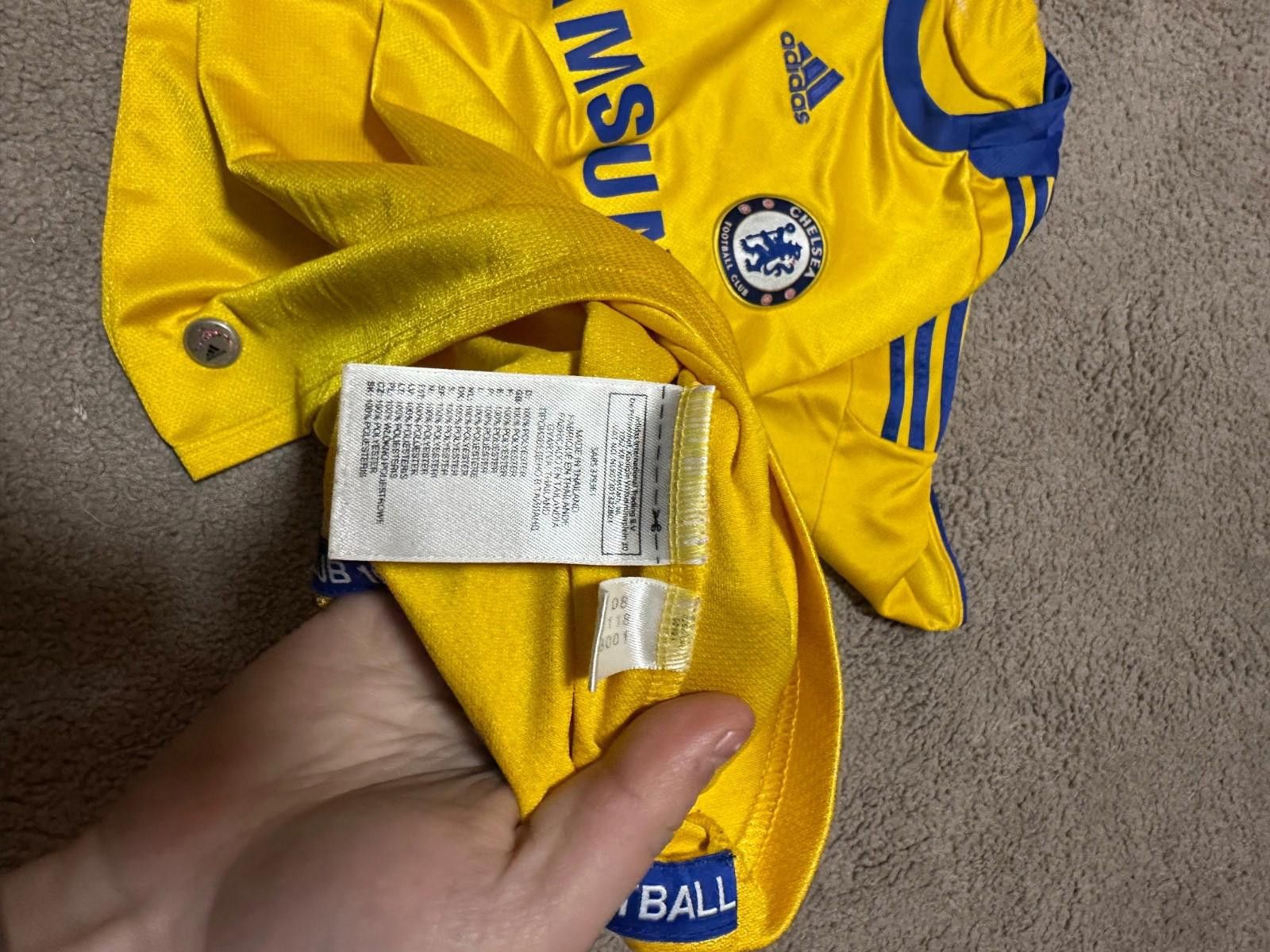 Adidas Chelsea Third football shirt 2008 Soccer Adidas Jersey Sz M Size US M / EU 48-50 / 2 - 6 Thumbnail