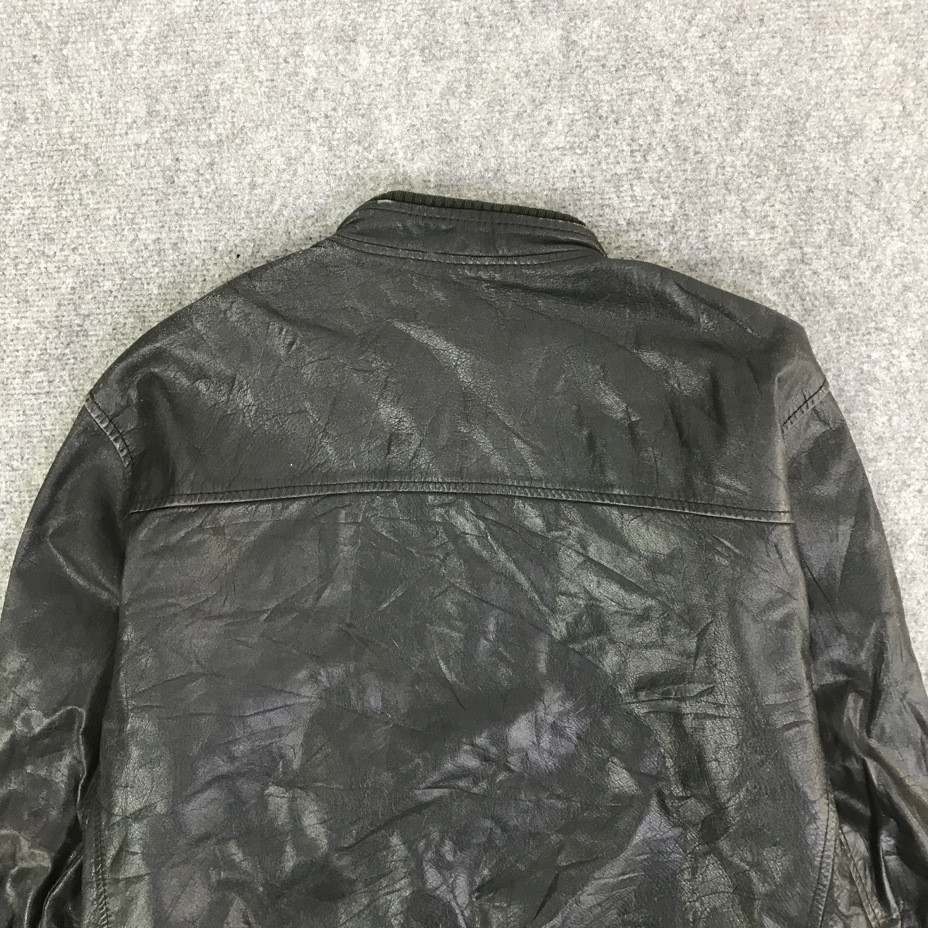 Japanese Brand JAPANESE BRAND LEATHER BOMBER JACKET K123B20 Size US M / EU 48-50 / 2 - 4 Thumbnail