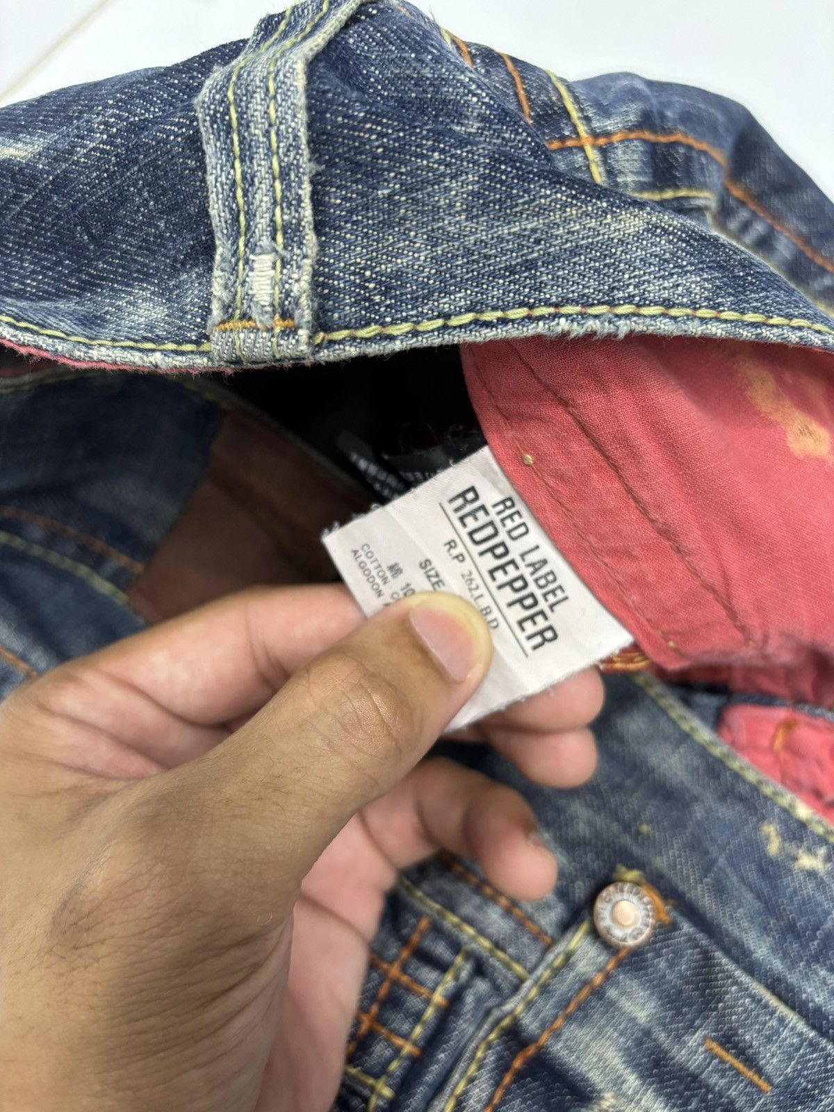 Hysteric Glamour × If Six Was Nine × Le Grande Bleu (L.G.B.) Flare💥90s Red Pepper Bootcut Denim Flare Jeans Size 28" / US 6 / IT 42 - 11 Thumbnail
