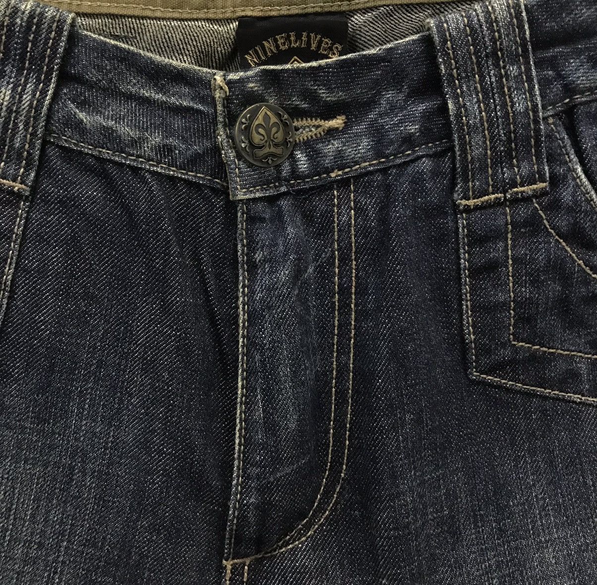 Nine Lives × Vintage Vintage Nine Lives Denim Pants Size US 33 - 5 Thumbnail