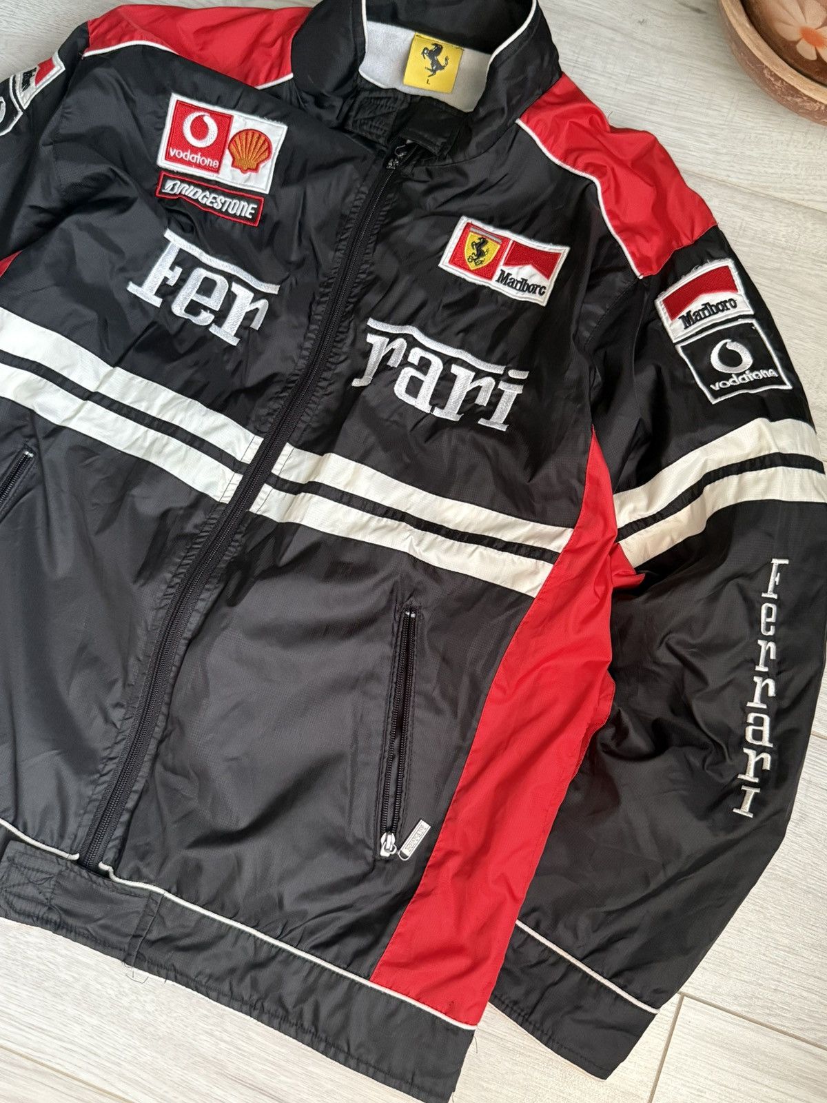 Ferrari Vintage Ferrari michael schumacher racing Jacket 90’s Size US L / EU 52-54 / 3 - 3 Thumbnail