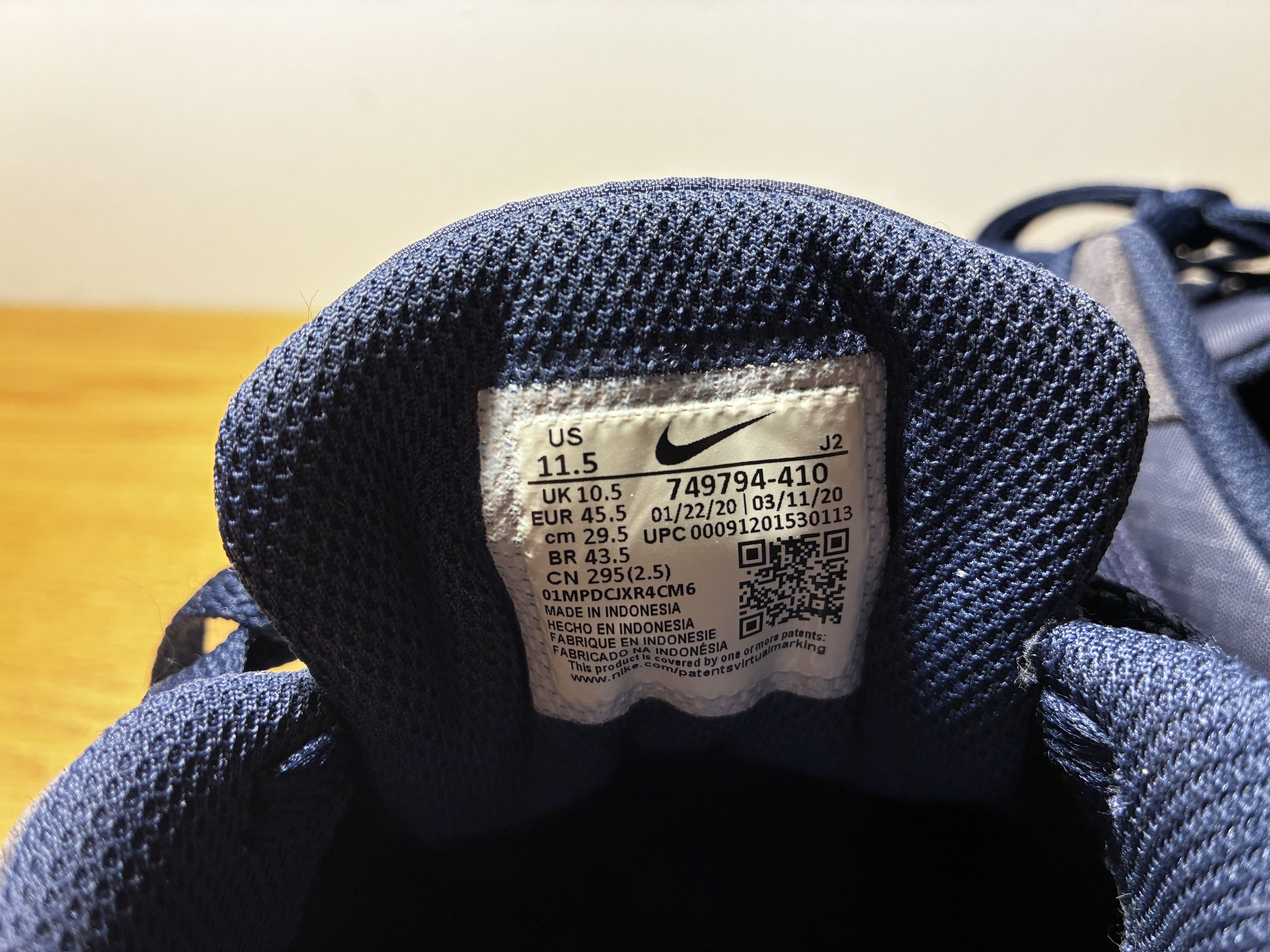 Nike Nike MD Runner 2 Midnight Navy Mens 11.5 Size US 11 / EU 44 - 8 Thumbnail