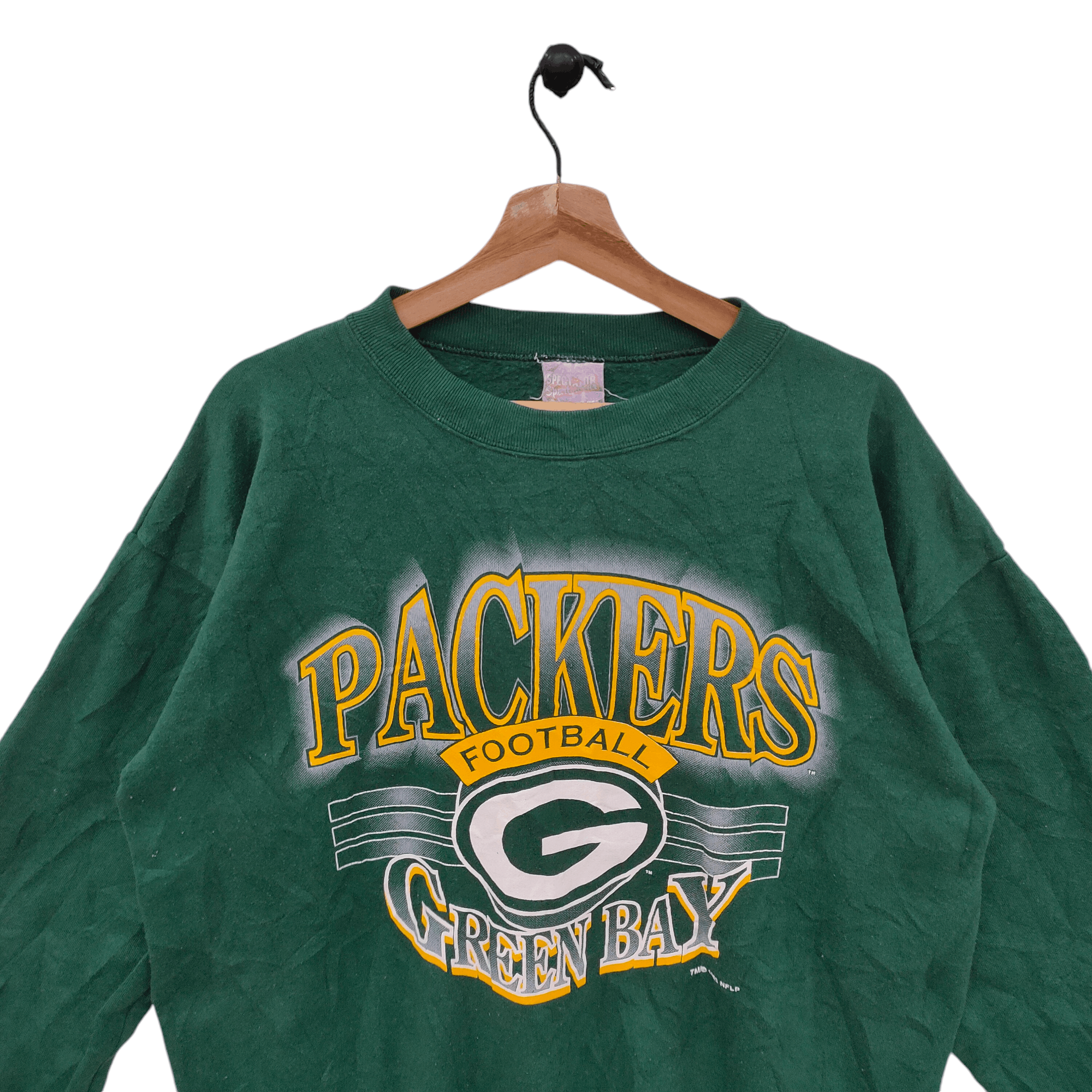 NFL × Vintage 90s Green Bay Packers Sweatshirt Large Vintage 1993 NFL Size US L / EU 52-54 / 3 - 3 Thumbnail