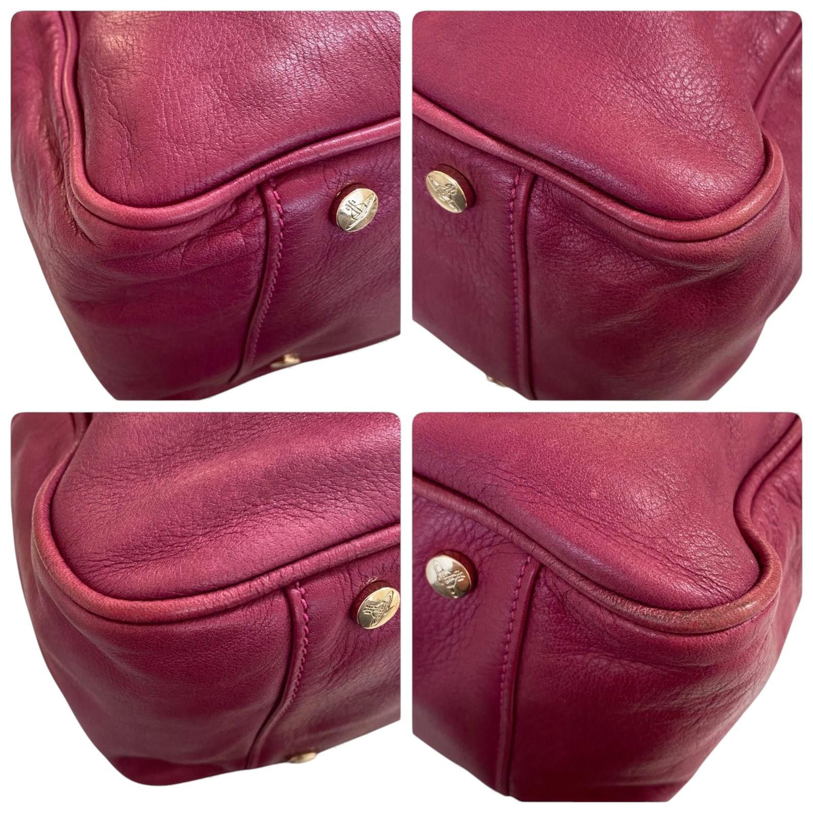 Vivienne Westwood Vivienne Westwood - Purple Leather Satchel Bag Size ONE SIZE - 9 Thumbnail