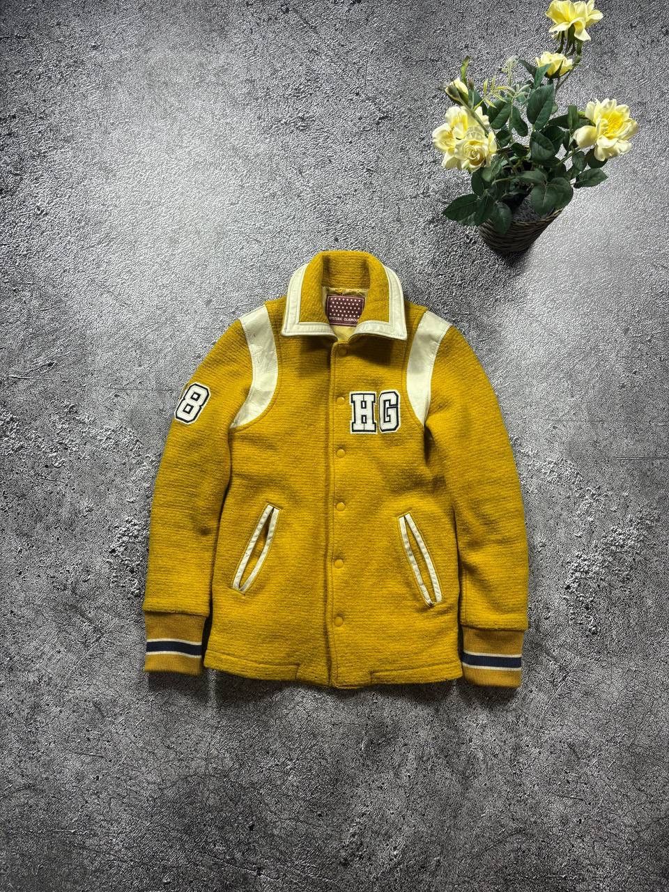 Hysteric Glamour 🔥 Hysteric Glamour Vintage 80s Heavy Wool Varsity Jacket Y2k Size S / US 4 / IT 40 - 1 Thumbnail