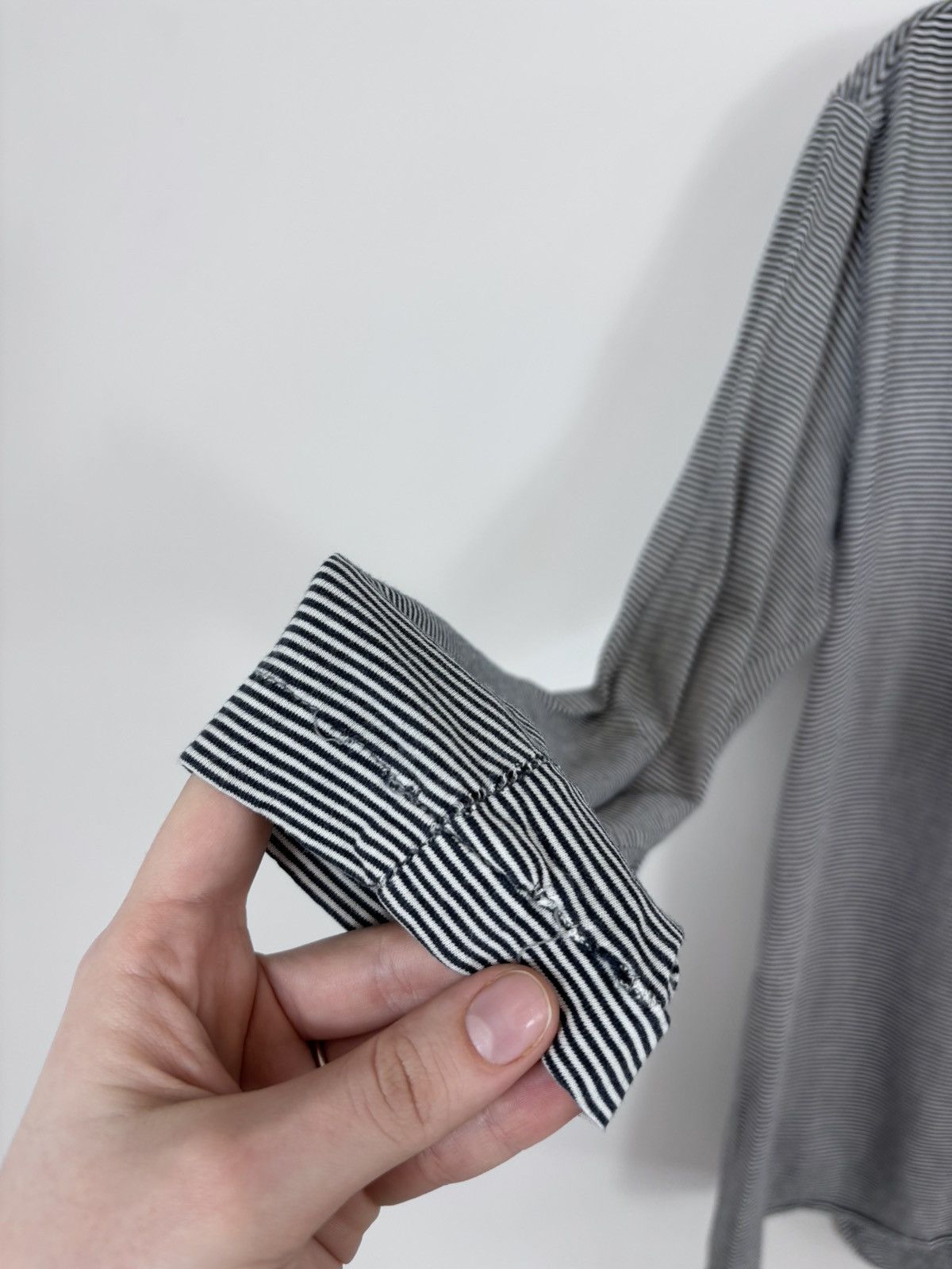 Valentino Vintage Valentino Studio Women’s Striped Long Sleeve T-Shirt Size M / US 6-8 / IT 42-44 - 13 Thumbnail