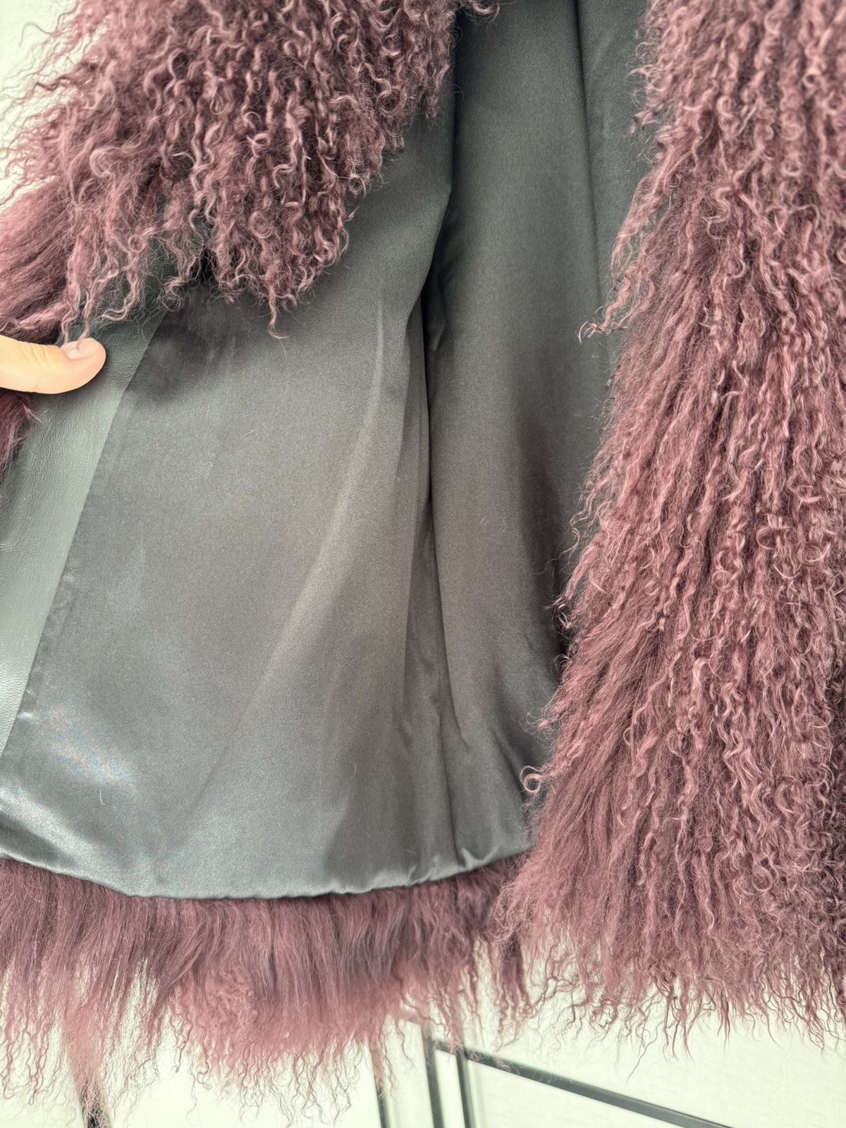 Other Burgundy Mongolian Jacket Size M / US 6-8 / IT 42-44 - 3 Thumbnail