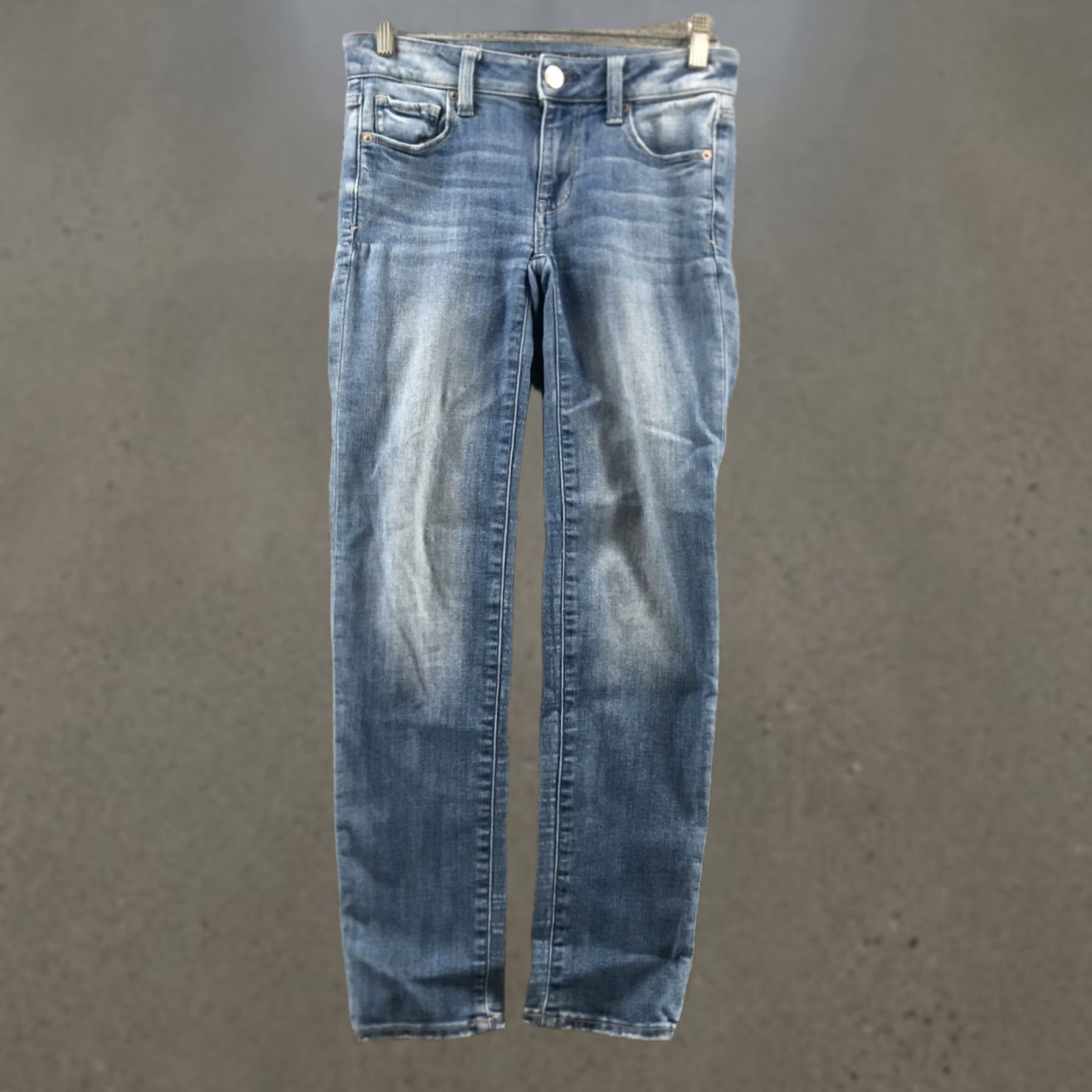 American Eagle Outfitters American Eagle Outfitters Jeans Womens L Blue Five Pocket Denim Zip Fly Casual Size 36" / US 14 / IT 50 - 1 Thumbnail