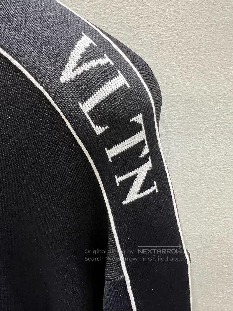 Valentino Valentino Black knitted jacket Size US XXL / EU 58 / 5 - 4 Thumbnail