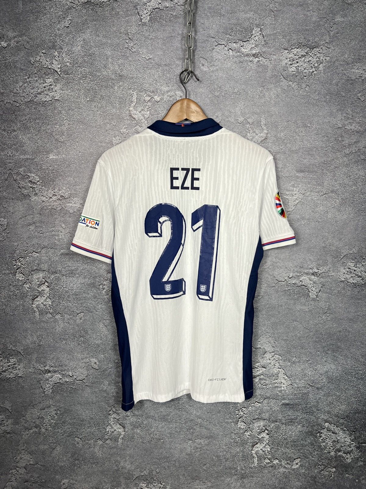 Nike Player Issue Nike England 2024 #21 Eze Jersey Kit Size US S / EU 44-46 / 1 - 1 Thumbnail