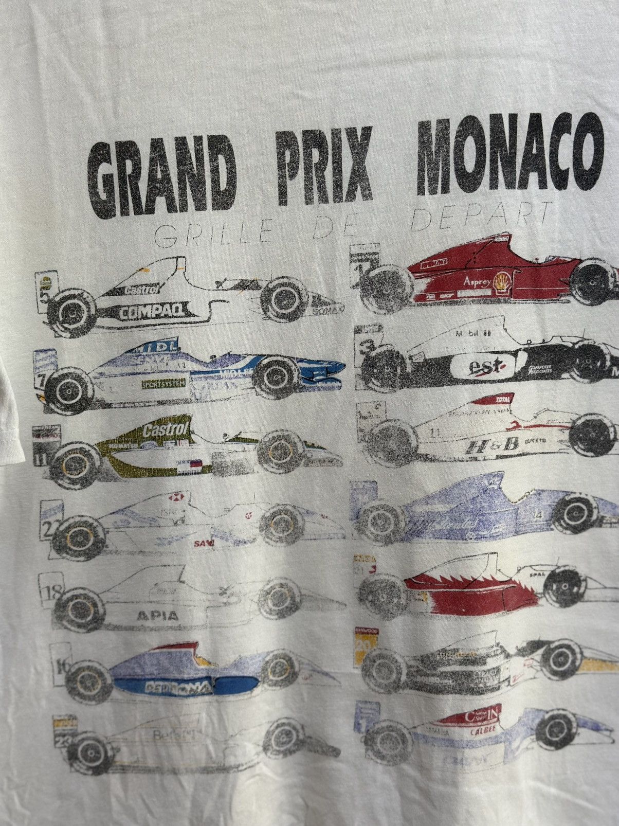 Vintage Vintage Grand Prix Monaco Sun Faded Tee Size US XL / EU 56 / 4 - 2 Thumbnail