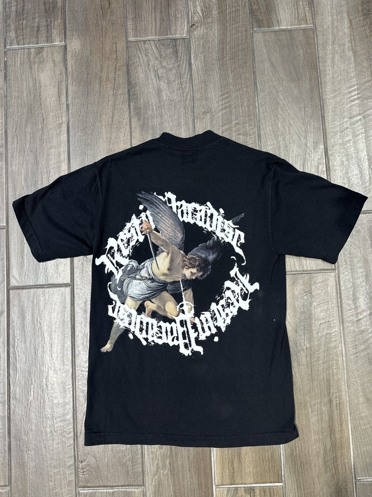 Revenge REVENGE ST MICHAEL TEE BLACK Size US M / EU 48-50 / 2 - 2 Thumbnail