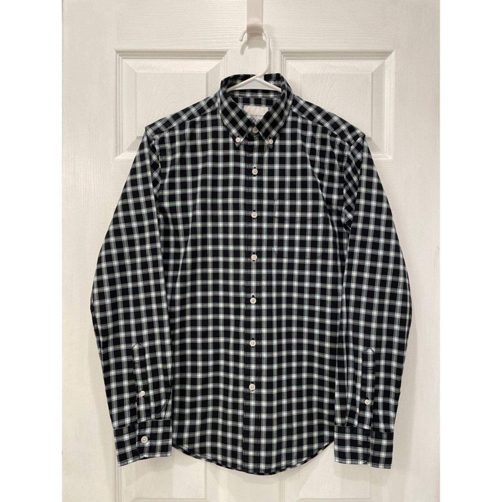 American Eagle Outfitters American Eagle Outfitters Plaid Poplin Button Down Shirt XS Size US XS / EU 42 / 0 - 1 Thumbnail
