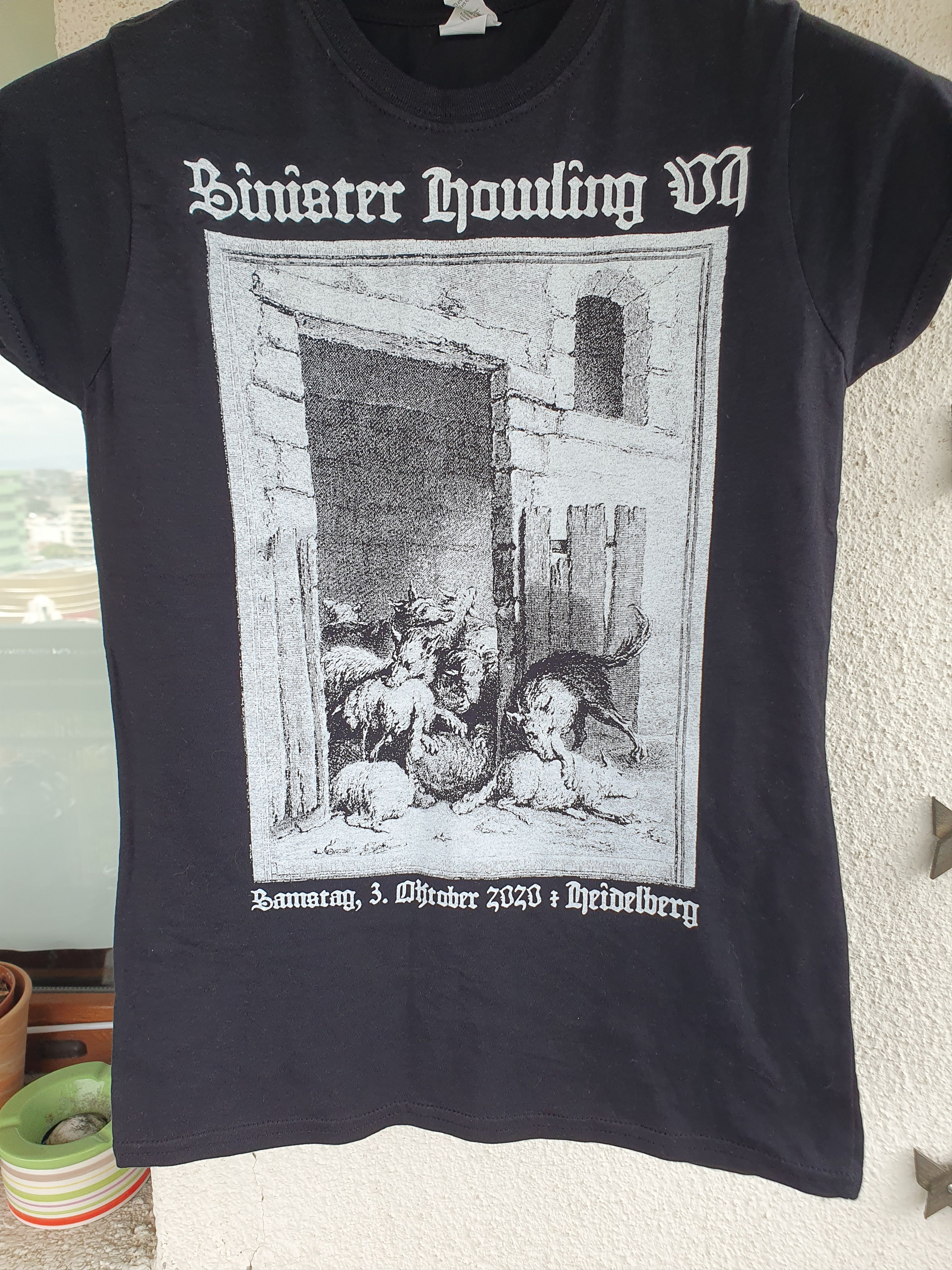 Band Tees Sinister Howling VI 2020 Black Metal Festival t-shirt sz S Size S / US 4 / IT 40 - 1 Thumbnail