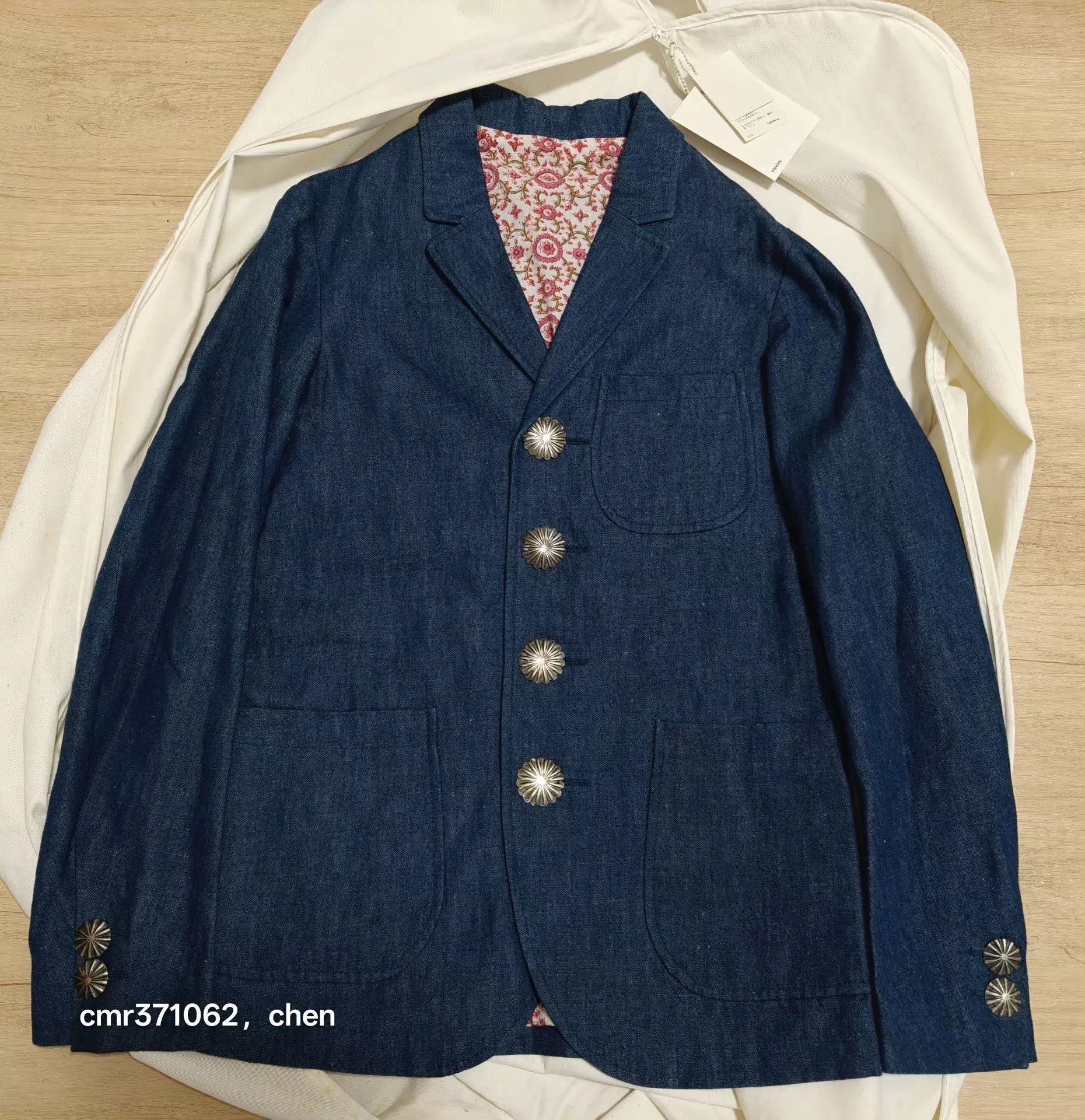 Visvim visvim 13ss gansu blazer IT blue1 unisex Size US S / EU 44-46 / 1 - 1 Thumbnail