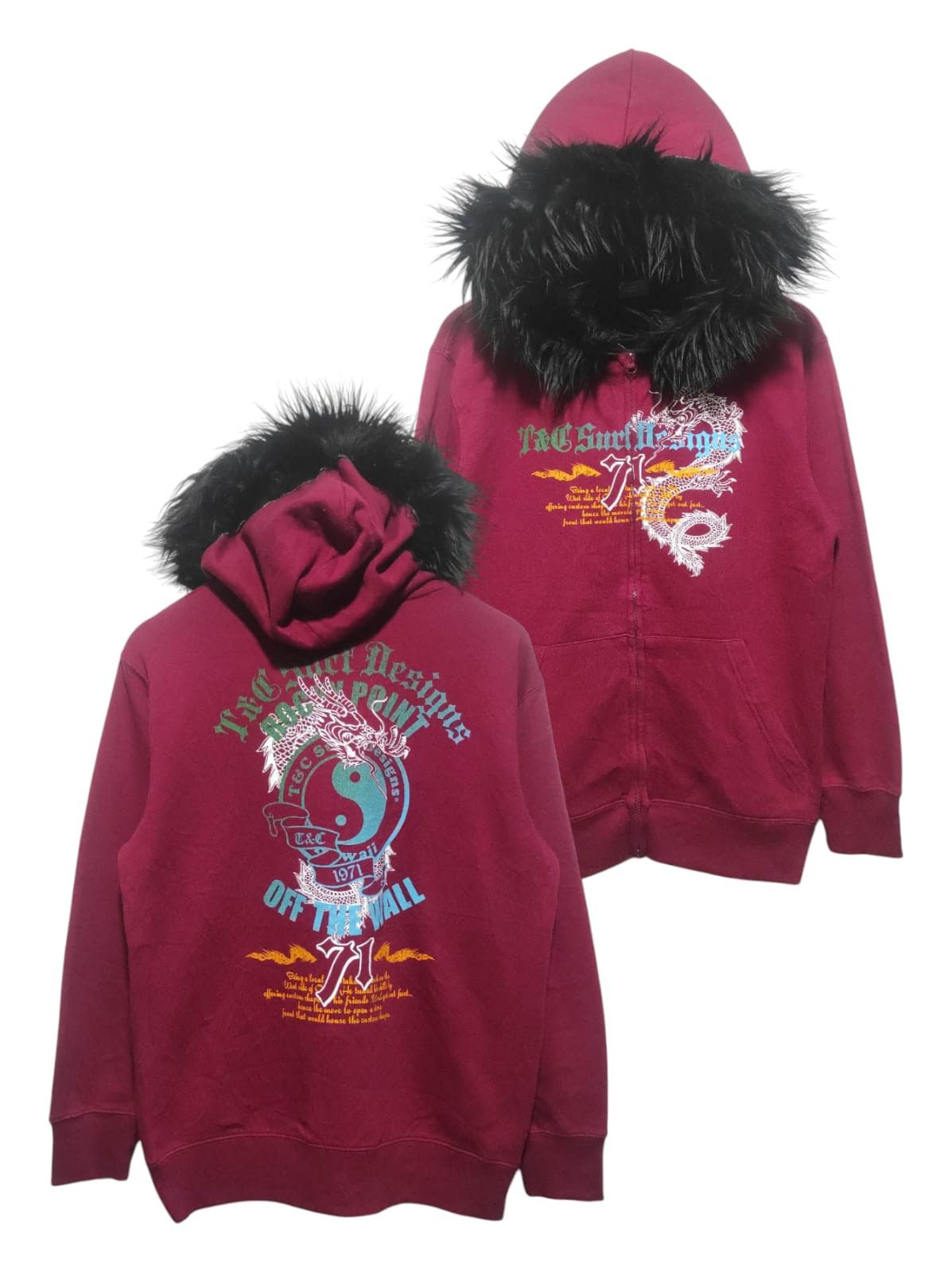 If Six Was Nine T&C Surf Design Zip Fur Hoodie IfSixWasNine LGB style Size US M / EU 48-50 / 2 - 2 Thumbnail