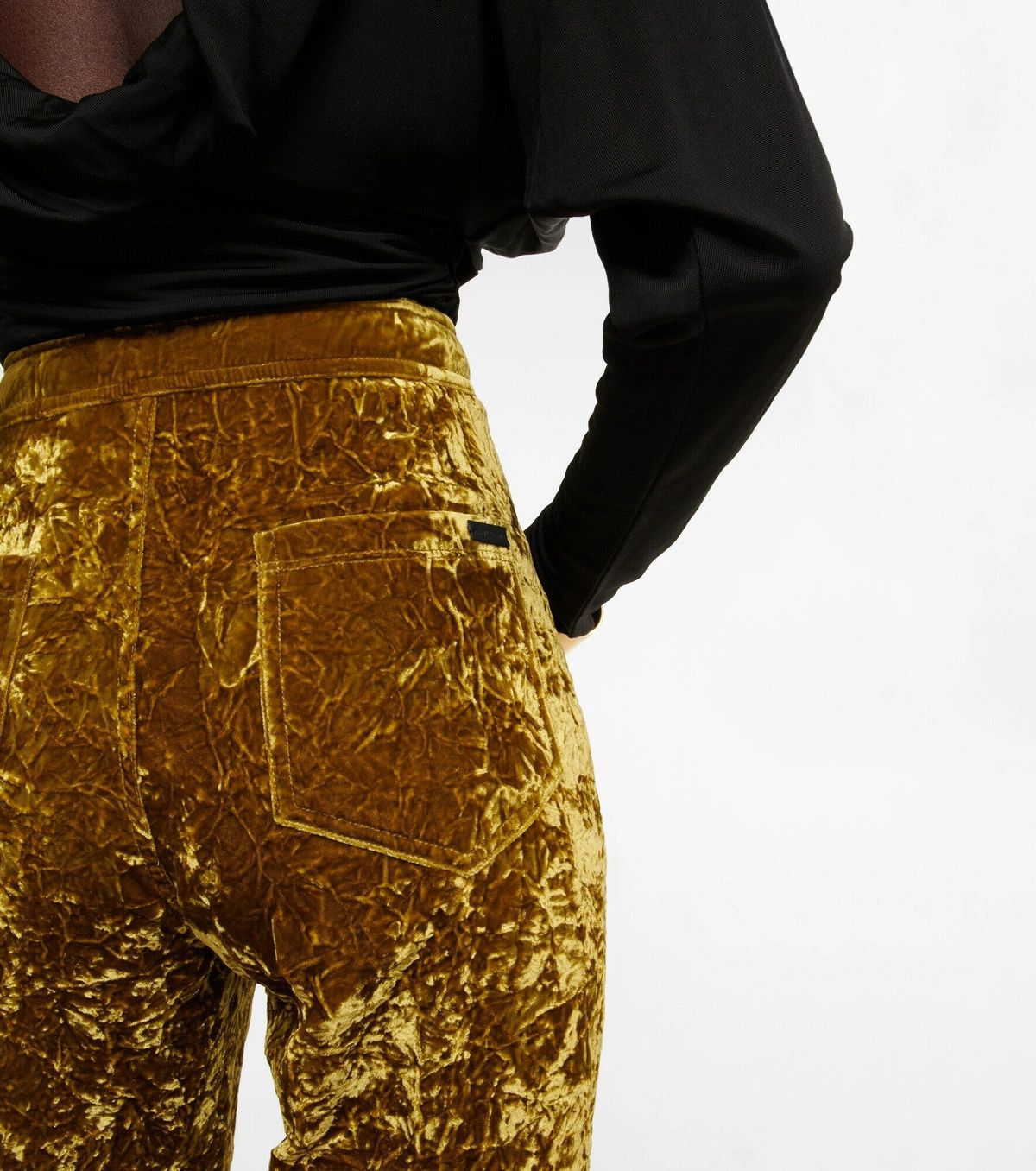 Saint Laurent Paris o1y0126 Sweatpant in Marigold Size 30" / US 8 / IT 44 - 3 Thumbnail