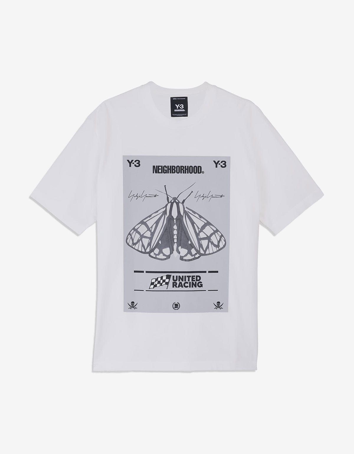 Y-3 Y-3 Neighborhood White Graphic T-Shirt Size US S / EU 44-46 / 1 - 1 Thumbnail