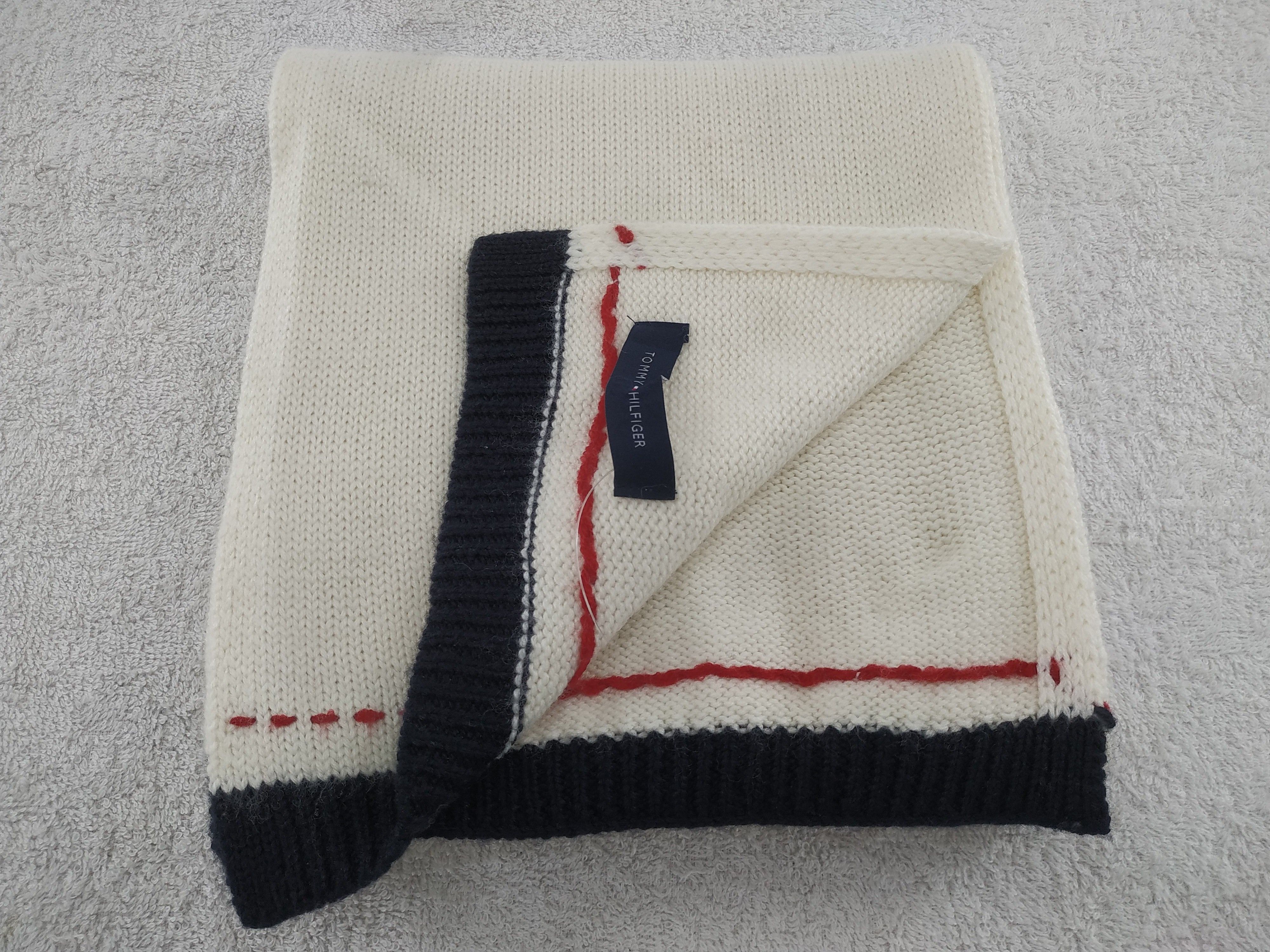 Tommy Hilfiger × Vintage Tommy Hilfiger Scarf / Muffler / Neckwear - WW305 Size ONE SIZE - 3 Thumbnail