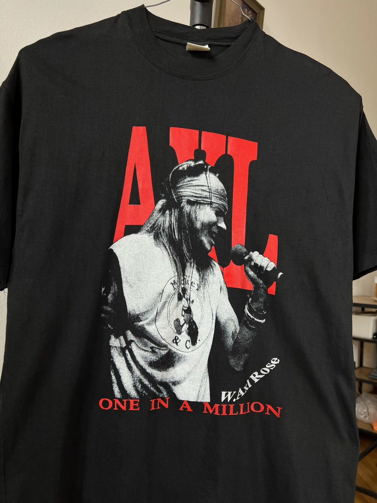 Band Tees × Vintage Vintage 90s Guns N Roses Axl Rose Tee (Faith no More) Size US XL / EU 56 / 4 - 2 Thumbnail