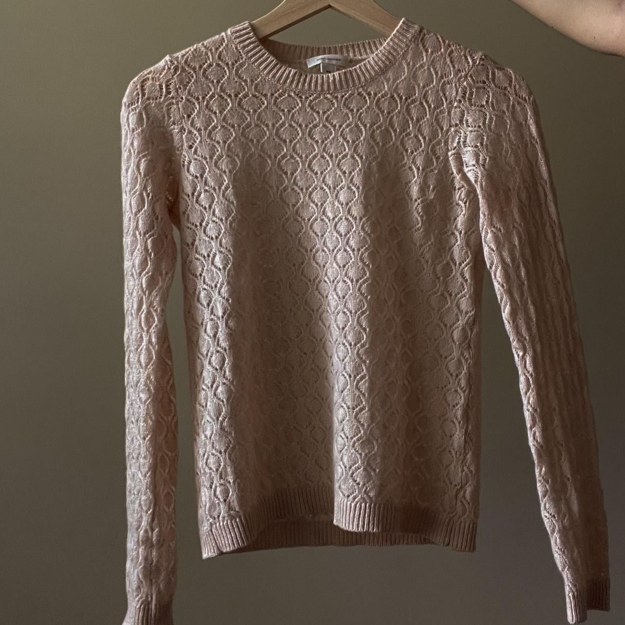 image of Soft Cashmere Knit Sweater By Marc Jacobs Light Pastel Pink, Women's (Size XS)