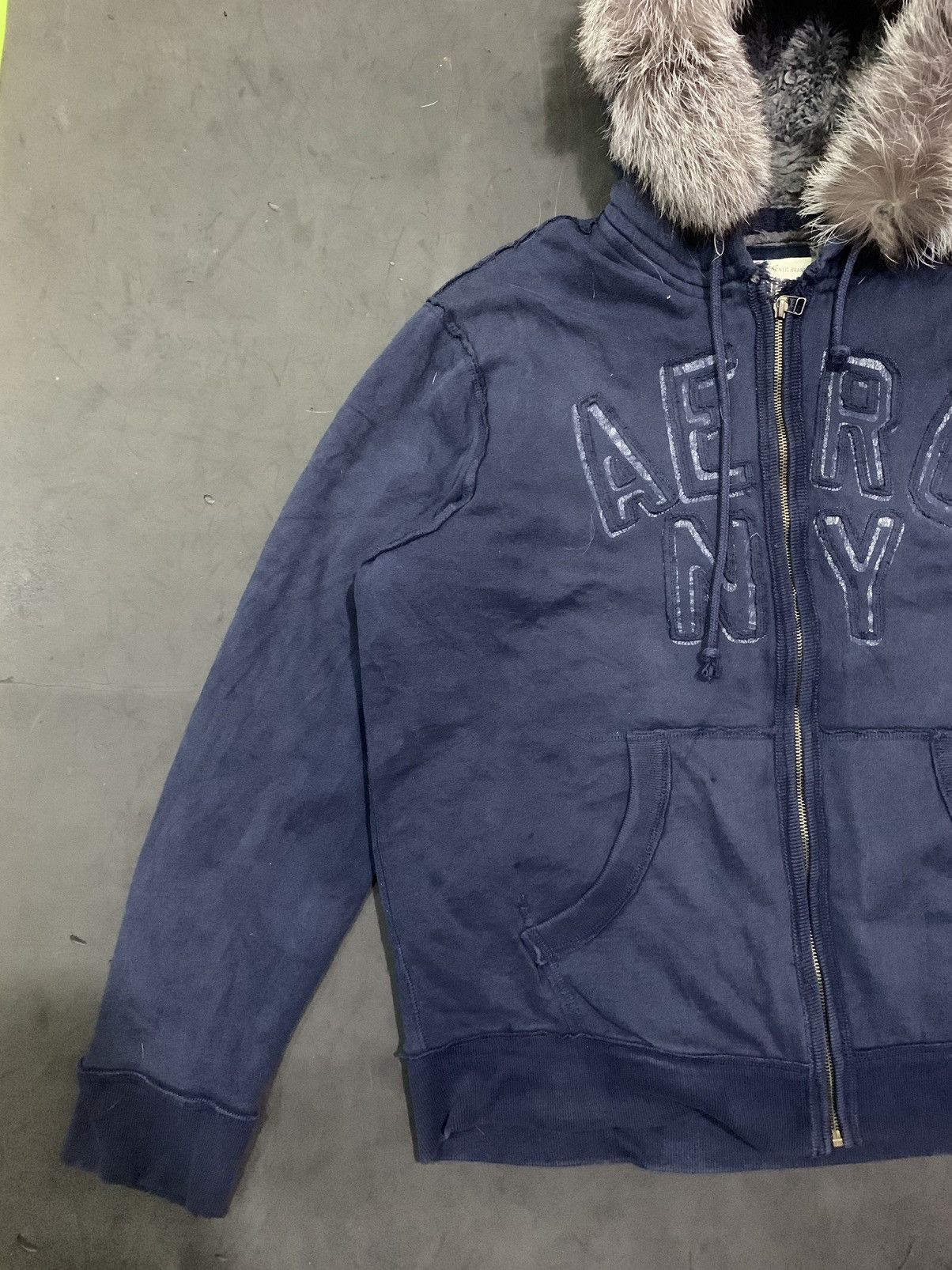 Aeropostale 💸BINDINGOFFER💸Aeropostale Faux FurHoodie lgb ifsixwasnine Size US L / EU 52-54 / 3 - 6 Thumbnail