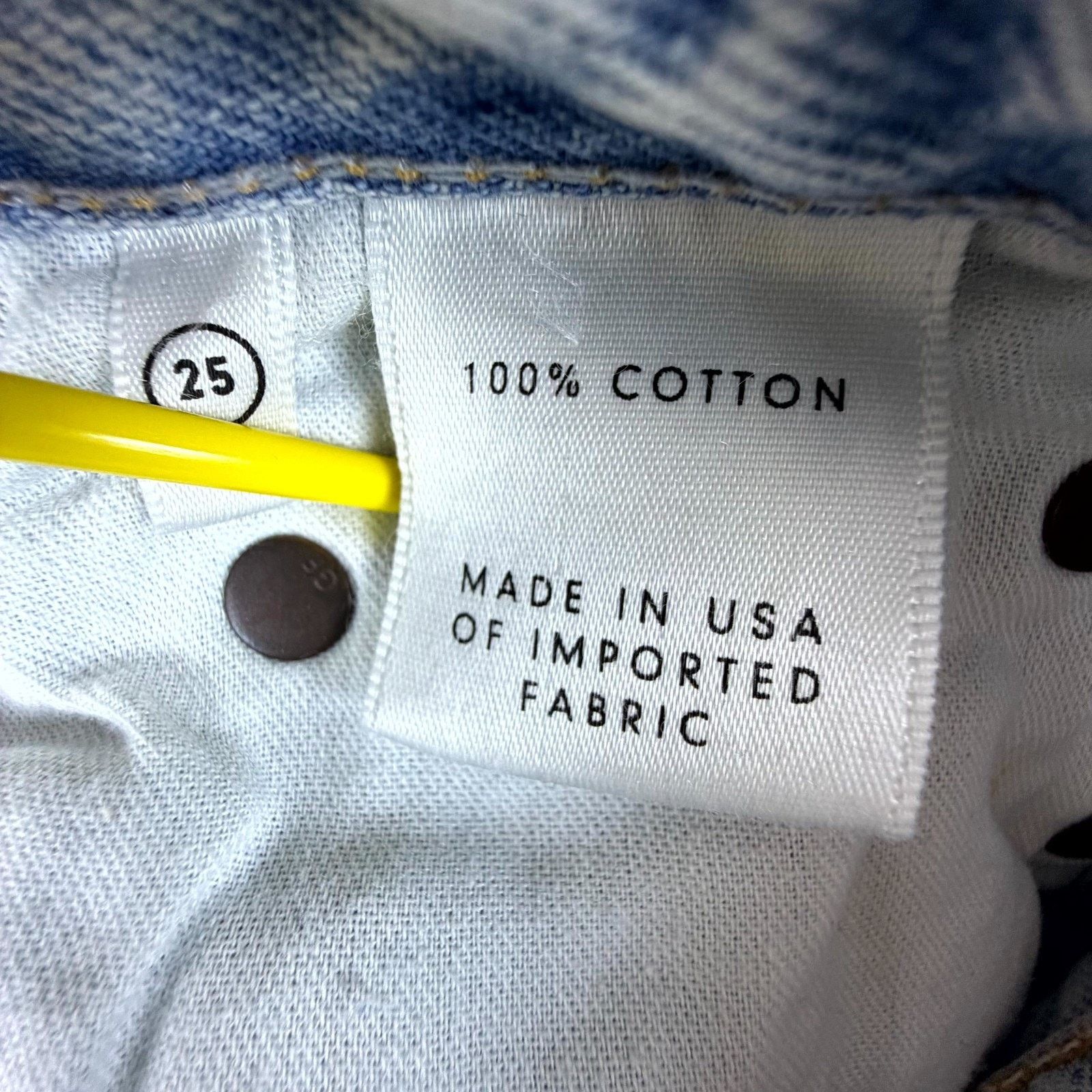 GRLFRND Grlfrnd Karolina Skinny Jeans Womens 25 Blue Never Again Size 25" / US 0 / IT 36 - 10 Thumbnail