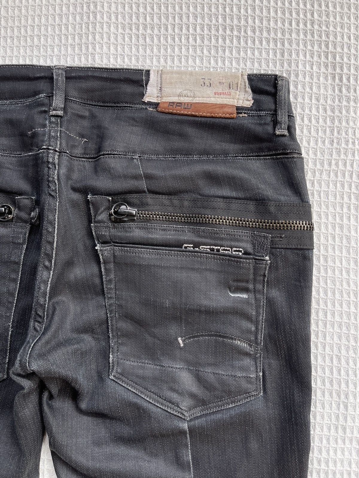 G-Star Last Drop🔥Rare🔥G STAR RAW Jogger Denim Jeans Size 32" / US 10 / IT 46 - 6 Thumbnail