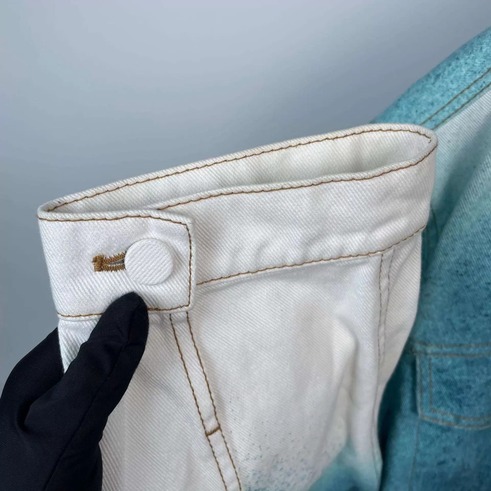 Louis Vuitton LV white denim jacket 54 Size US L / EU 52-54 / 3 - 8 Thumbnail