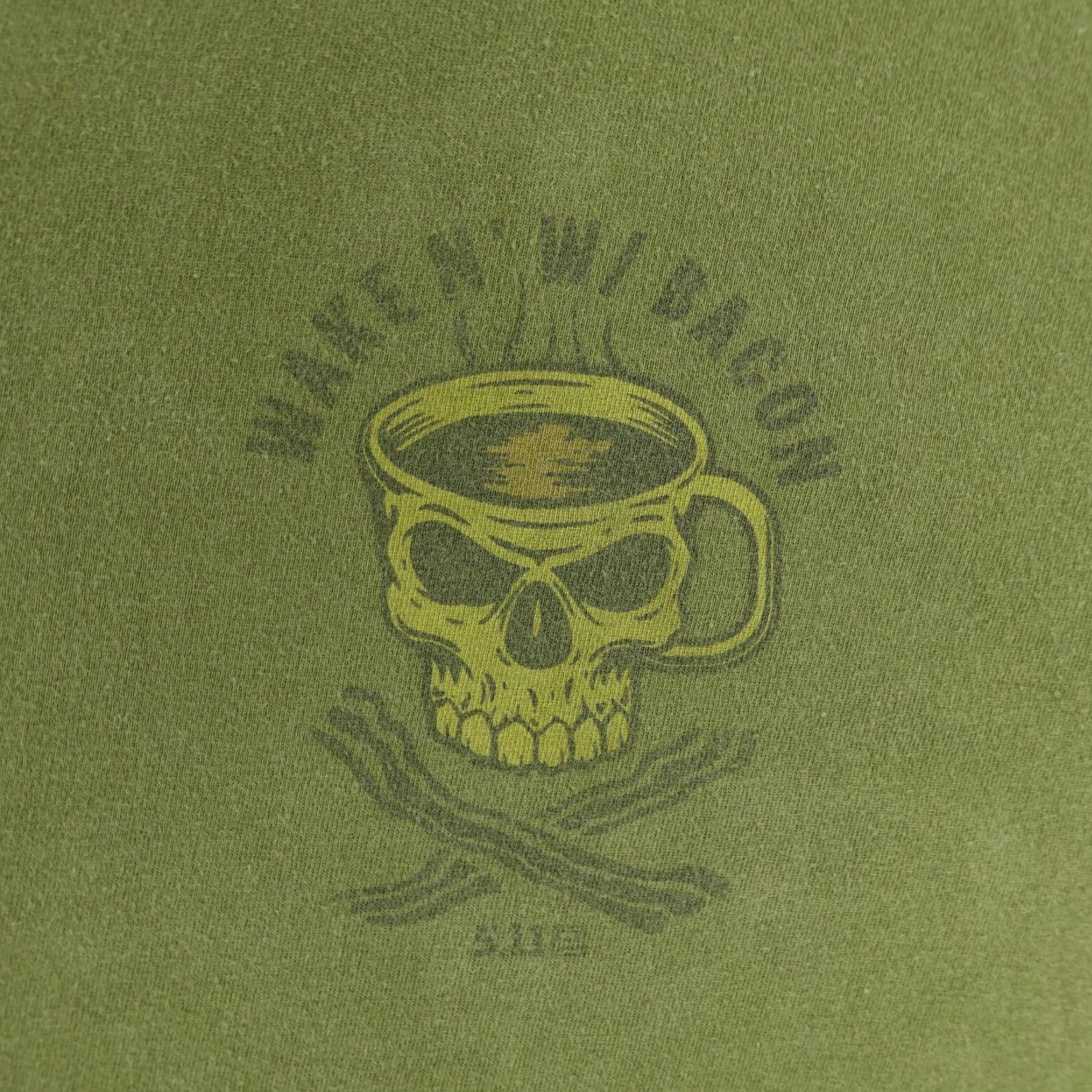 Vintage VINTAGE 5.11 Tactical Shirt Mens L Green Skull Graphic Short Sleeve Crew Neck Army Military Outdoor T-Shirt Mens Large Green Skull 90s/2000s Size US L / EU 52-54 / 3 - 3 Thumbnail