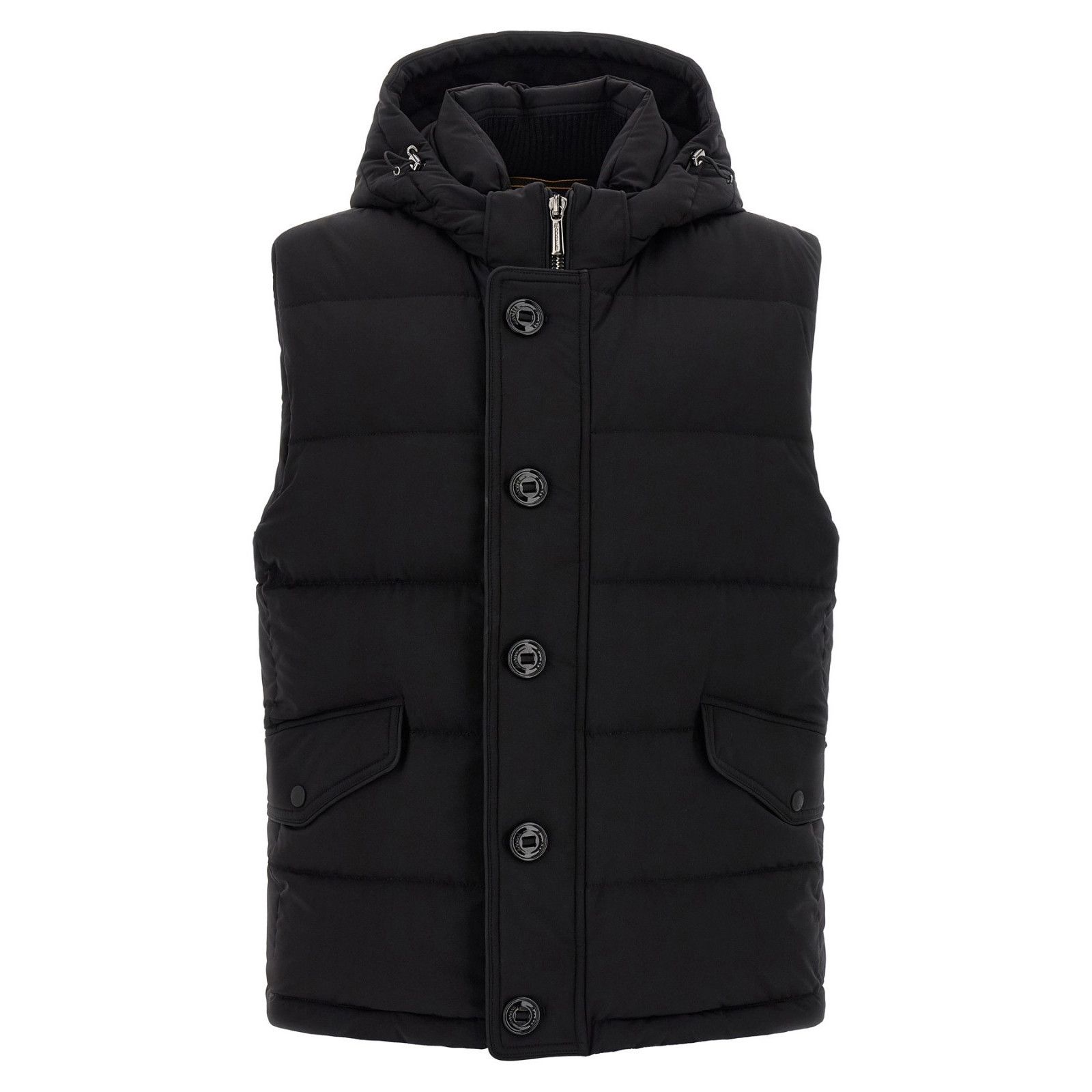 MooRER MOORER Foscolo Black Quilted Nylon Down Jacket New & Authent Size US L / EU 52-54 / 3 - 3 Thumbnail