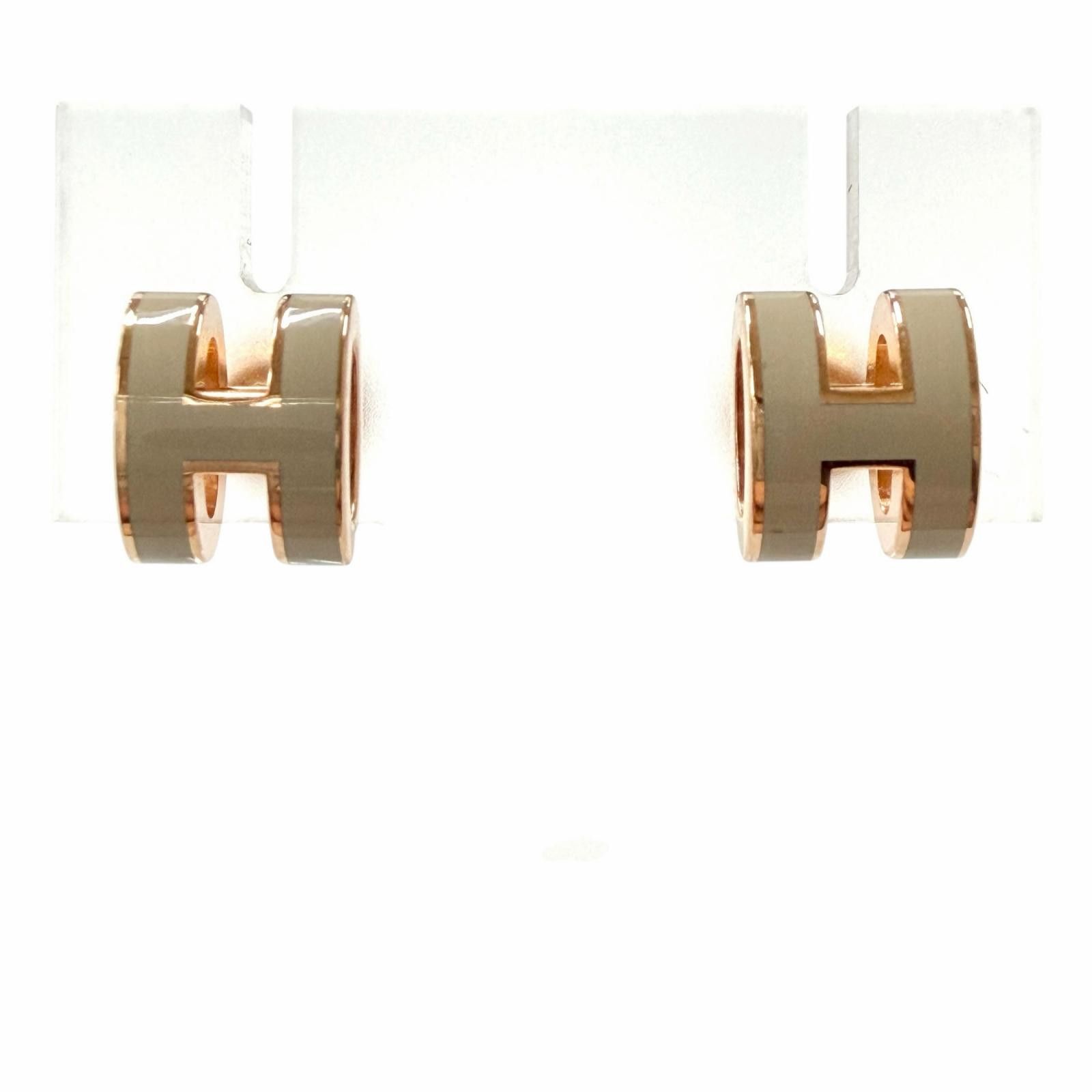 Hermes Hermes Hermes Mini Pop H Earrings Metal Earrings DUTY FREE for USA Size ONE SIZE - 1 Thumbnail