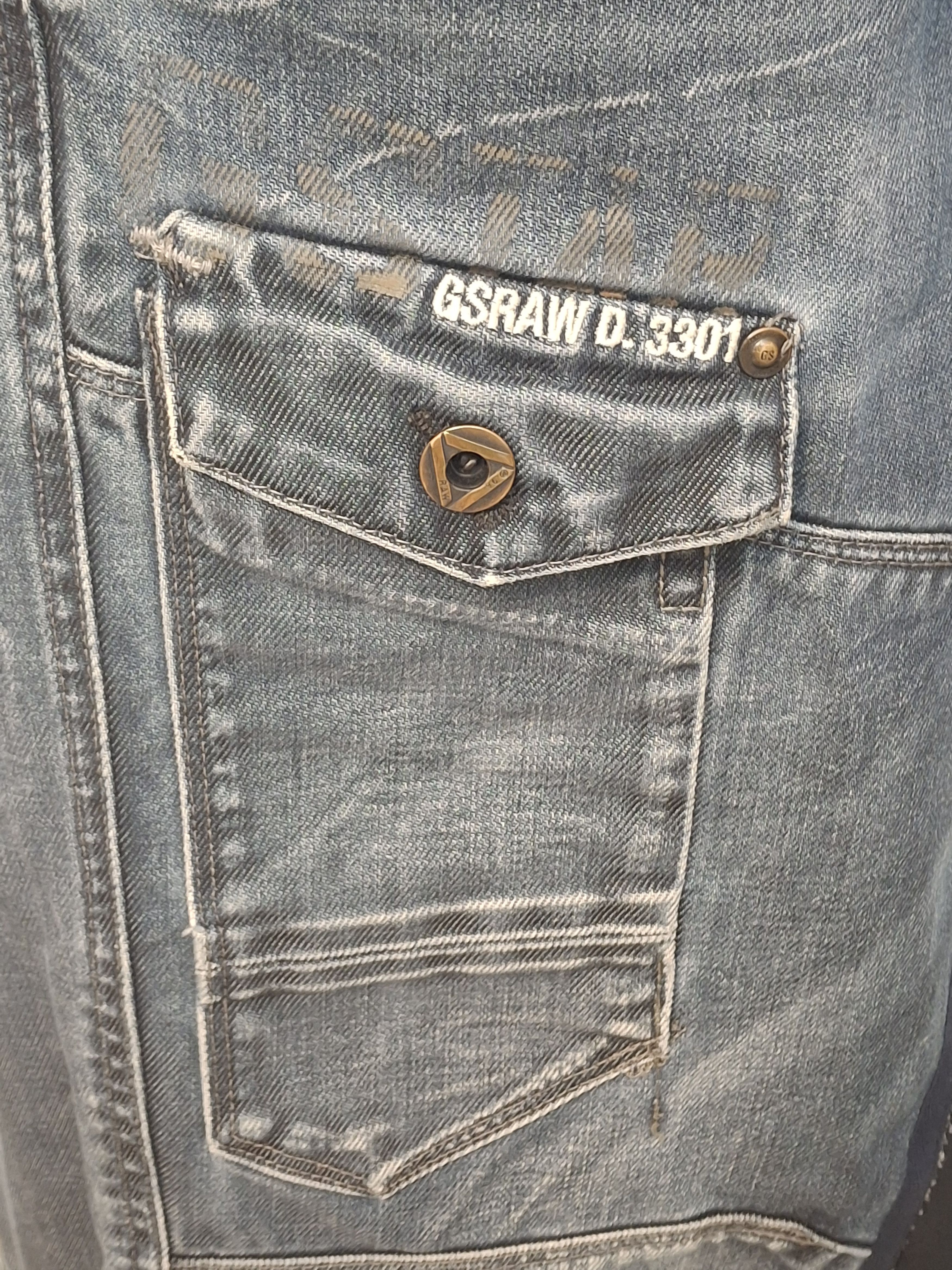 G-Star G-Star RAW Archive Y2K Reworked Denim Maxi Skirt 33" Size 33" - 11 Thumbnail