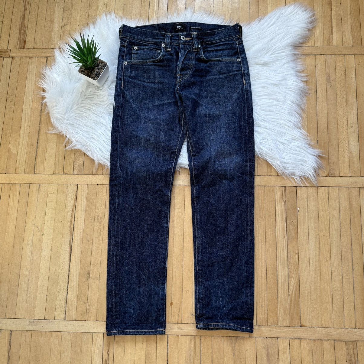 Edwin 📌 Crazy Edwin Japan Selvedge Denim Washed Jeans Size US 29 - 6 Thumbnail