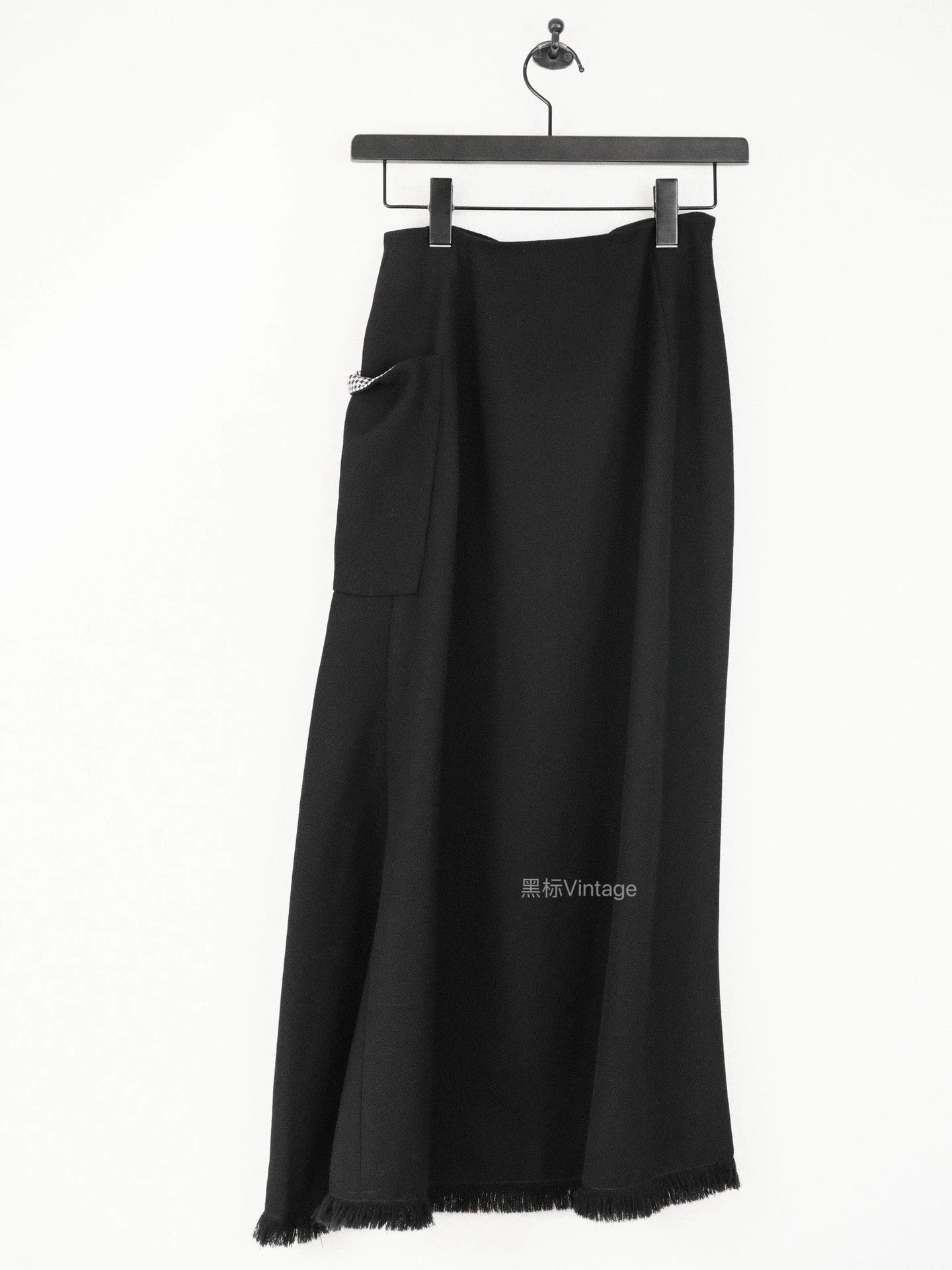 Yohji Yamamoto Yohji Yamamoto 03AW Vintage Tassel Hem Fishtail Dress Size S / US 4 / IT 40 - 2 Thumbnail