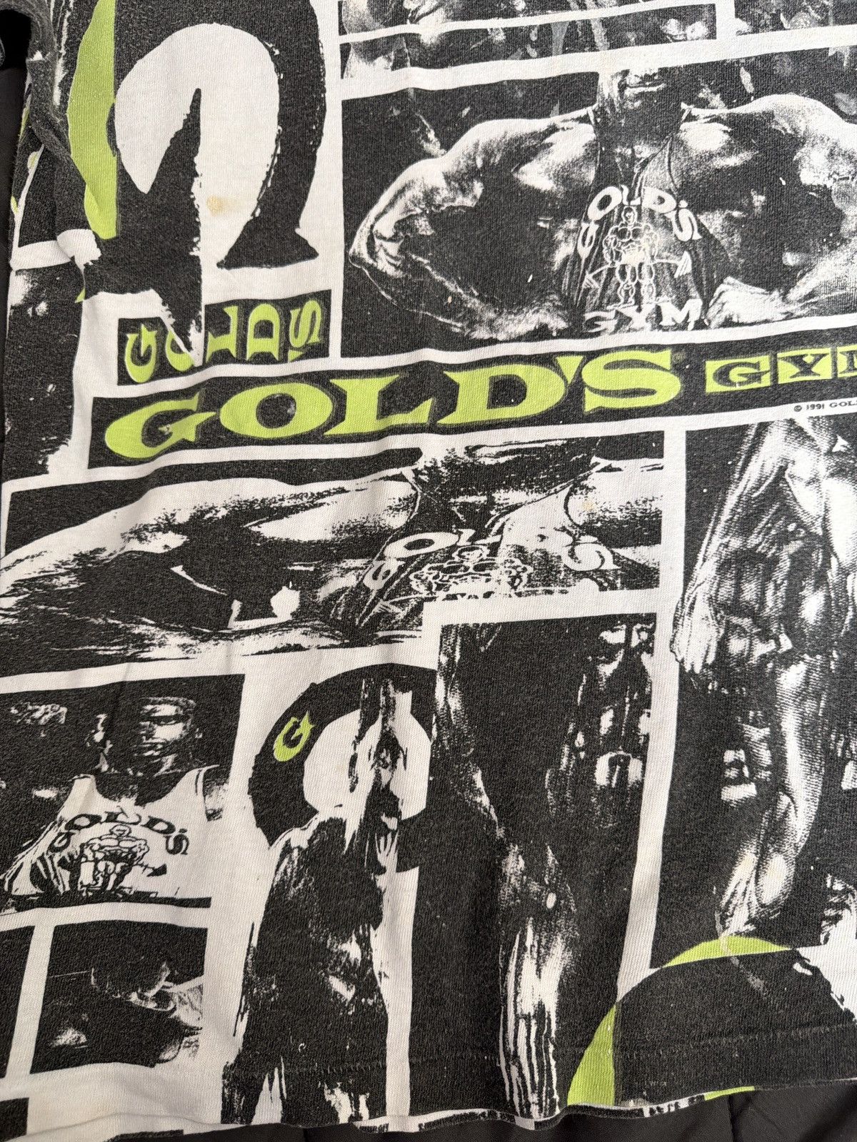 Other Vintage Gold’s Gym Single stitch rare 90’s all over print L Size US L / EU 52-54 / 3 - 8 Thumbnail