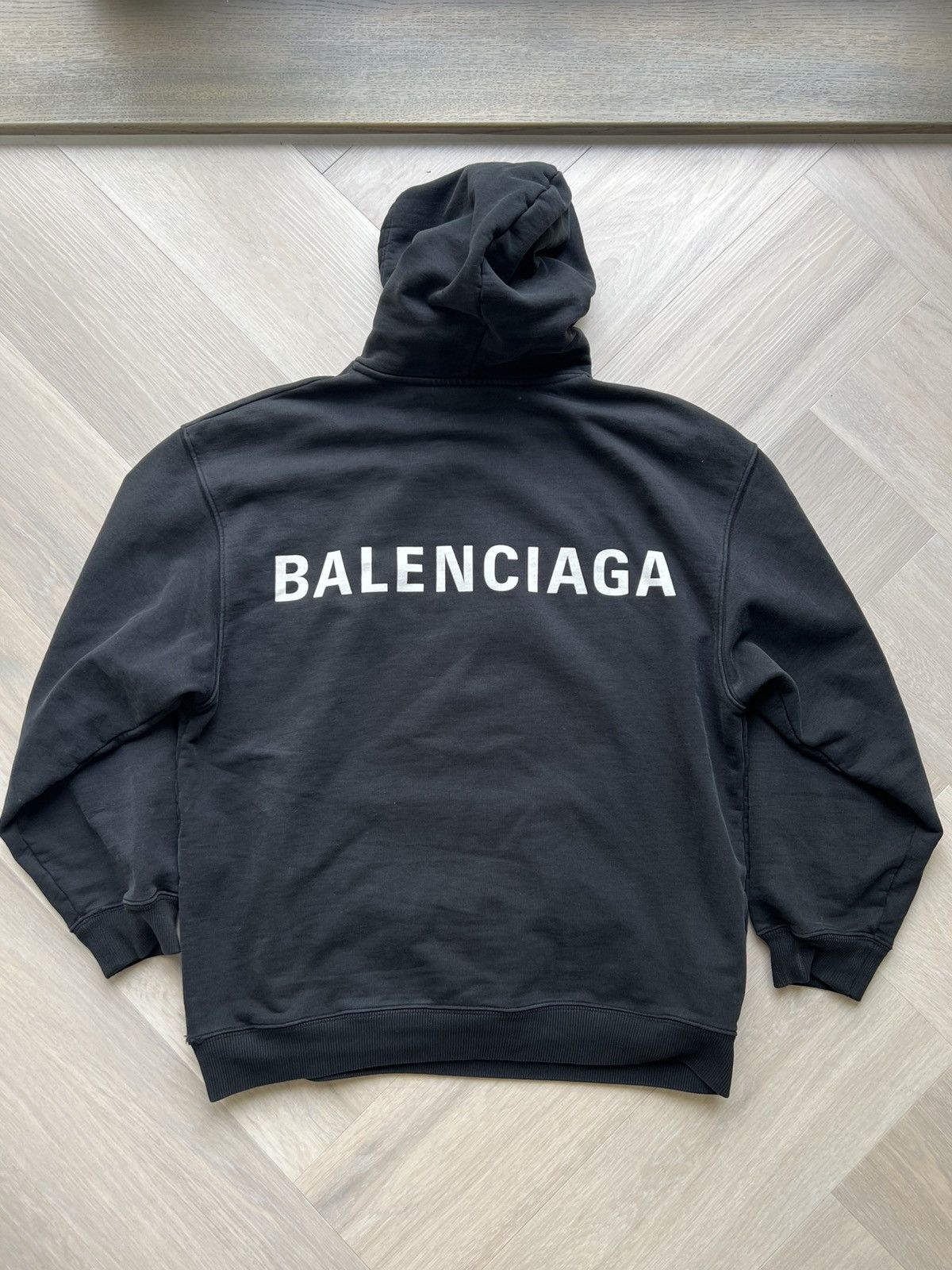 Balenciaga Balenciaga Back Logo Hoodie Size US M / EU 48-50 / 2 - 2 Thumbnail