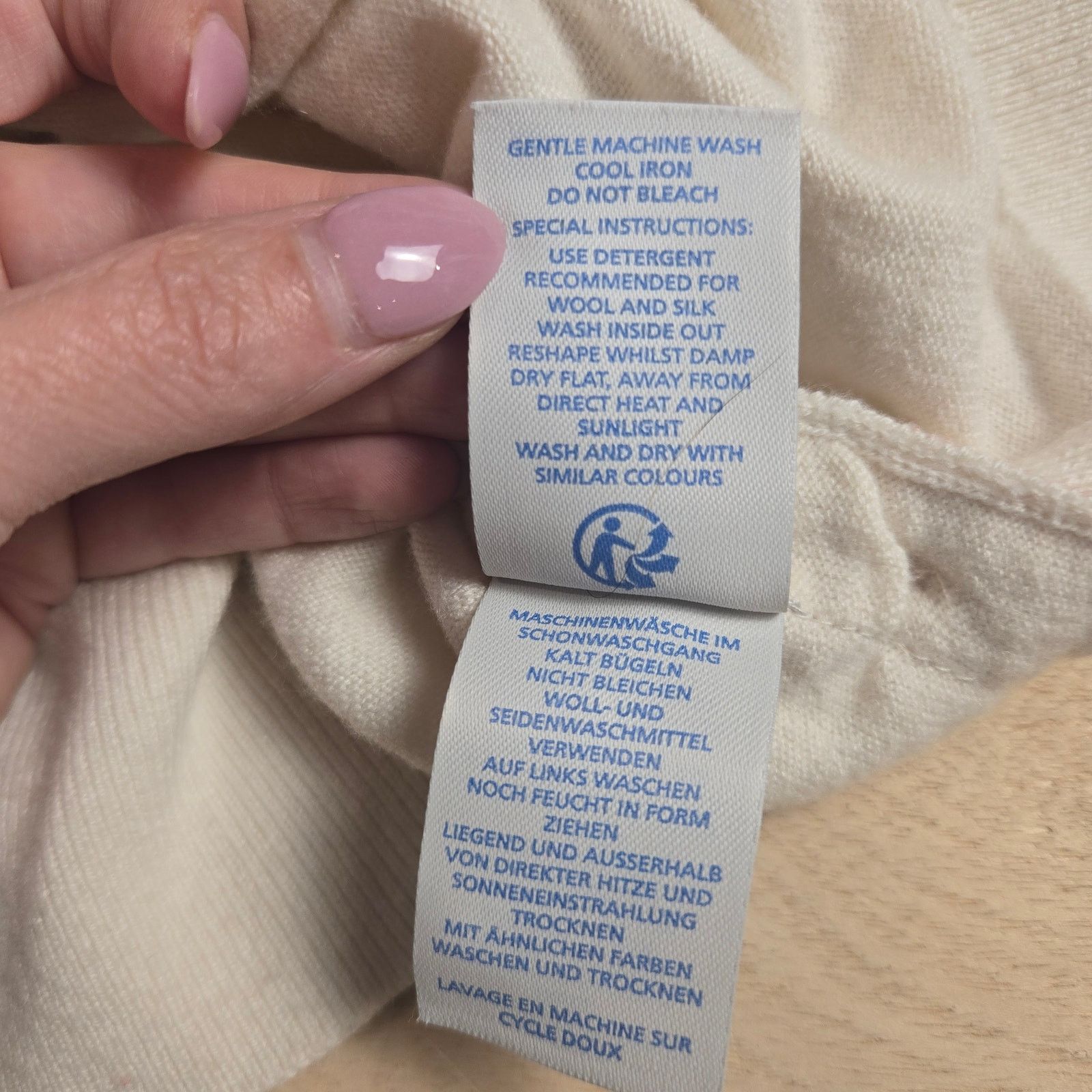 Boden Boden Grace Button Sweater Cream sz XS side buttons Size XS / US 0-2 / IT 36-38 - 8 Thumbnail