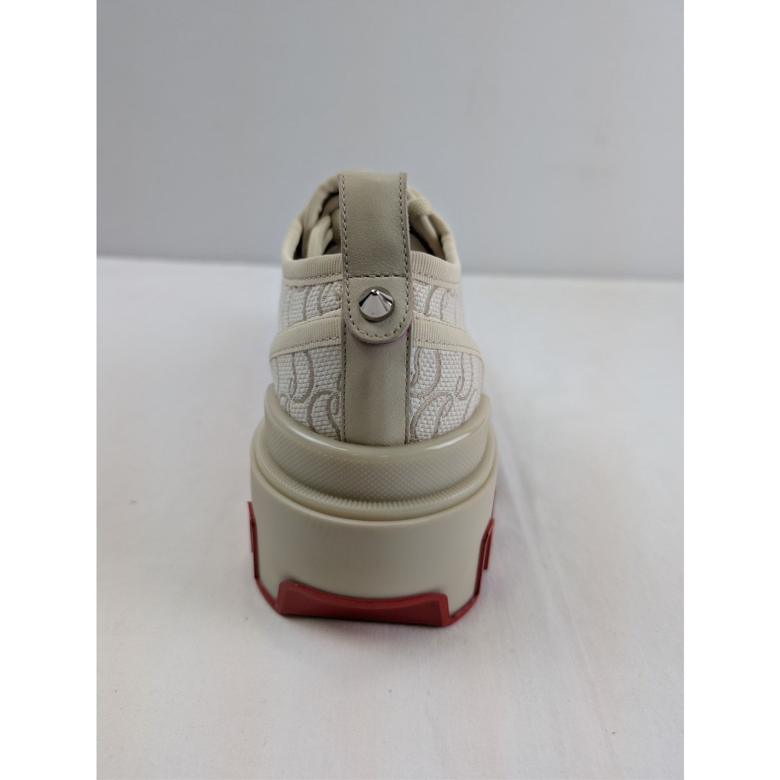 Christian Louboutin o1rshd1 Panamic Dune jacquard-logo Derby shoe Boots natural Size US 12 / EU 45 - 16 Thumbnail