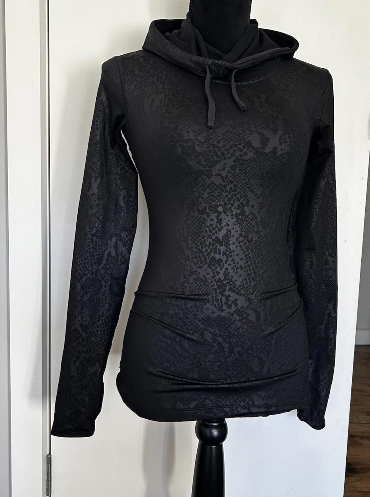 Nike Nike Women's pullover Hoodie Black Animal Print - Size XS Size XS / US 0-2 / IT 36-38 - 7 Thumbnail